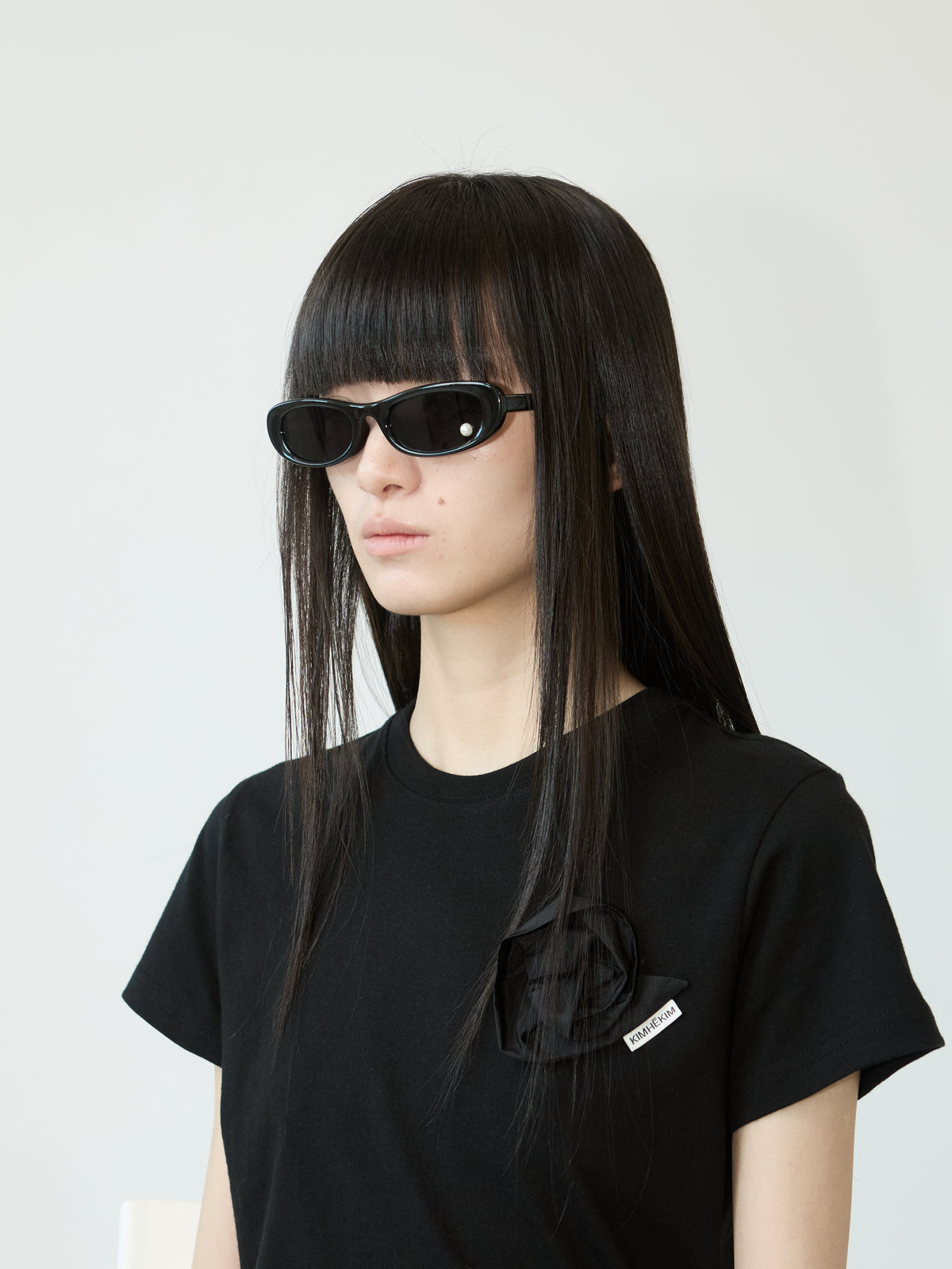 Kimhe Kim - Pearl Point Sunglasses (Black) product image 2 | TRAB K-Fashion Australia