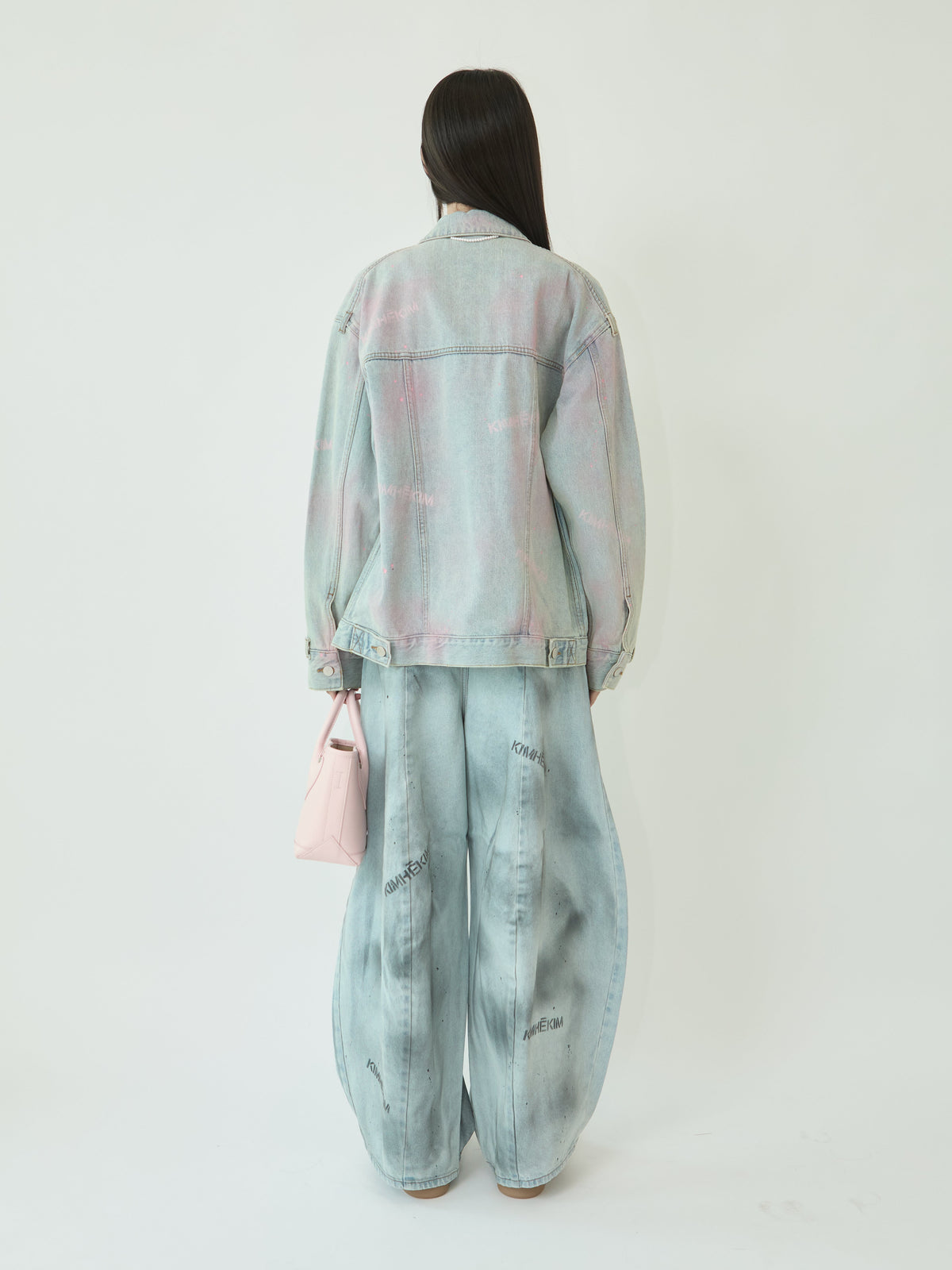 Kimhe Kim - Spray Dyed Denim Jacket (Sky Blue) product image 4 | TRAB K-Fashion Australia