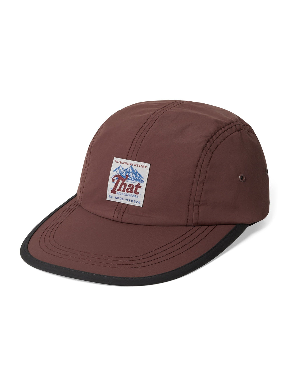 thisisneverthat - SUPPLEX® Long Bill Cap (Burgundy) product image 1 | TRAB K-Fashion Australia