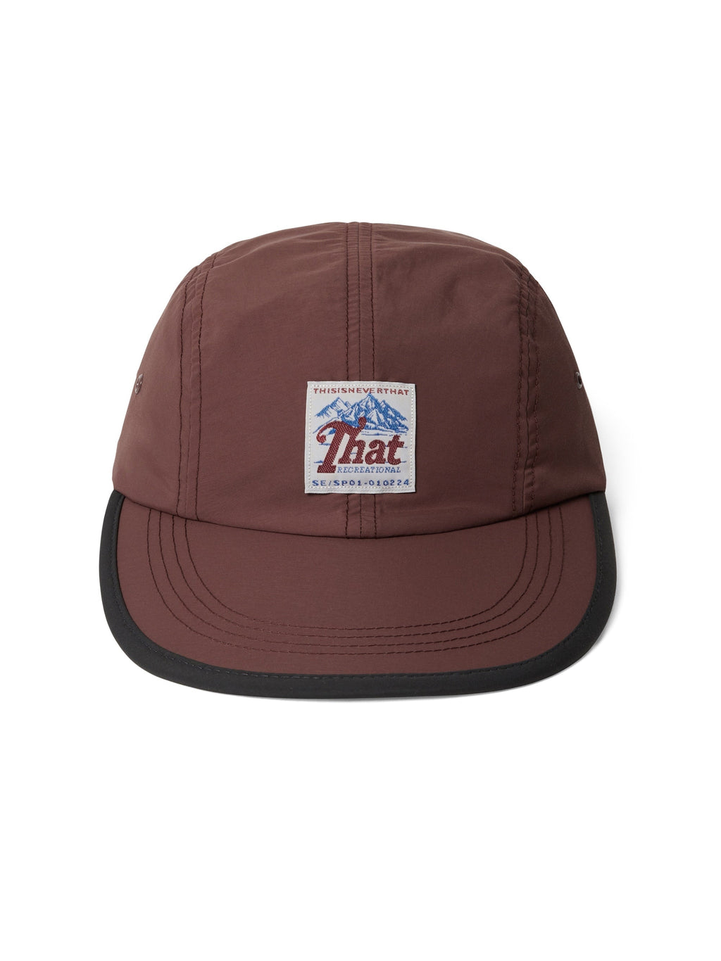 thisisneverthat - SUPPLEX® Long Bill Cap (Burgundy) product image 2 | TRAB K-Fashion Australia