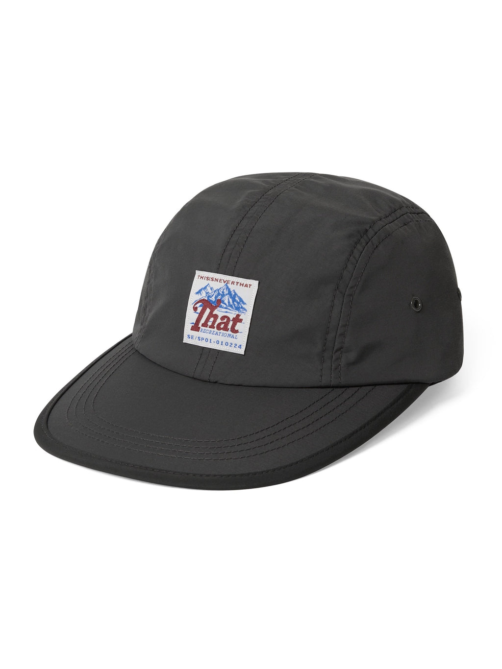 thisisneverthat - SUPPLEX® Long Bill Cap (Charcoal) product image 1 | TRAB K-Fashion Australia