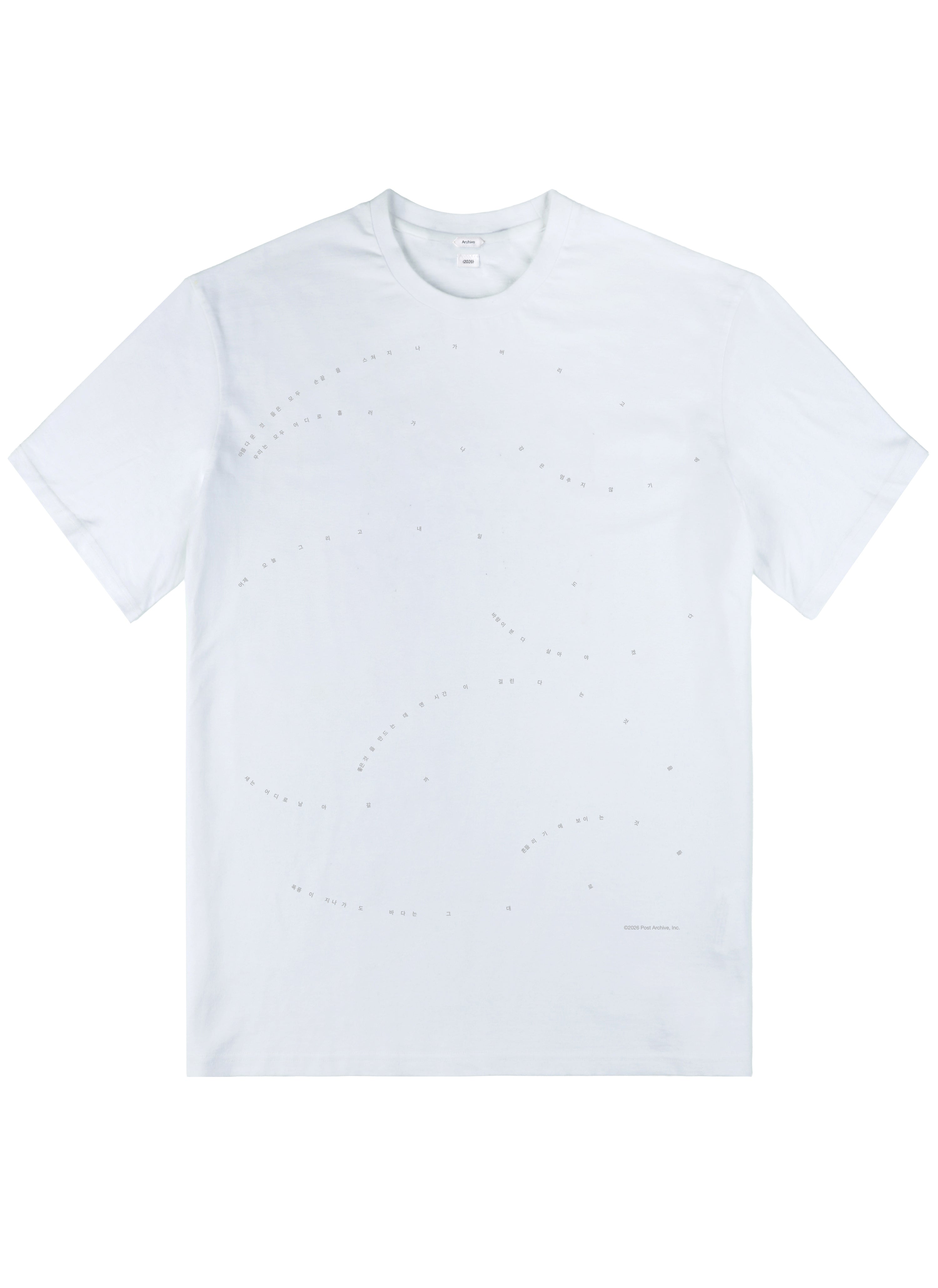 Post Archive Faction - Souvenir Tee 17 (Ice) product image 1 | TRAB K-Fashion Australia