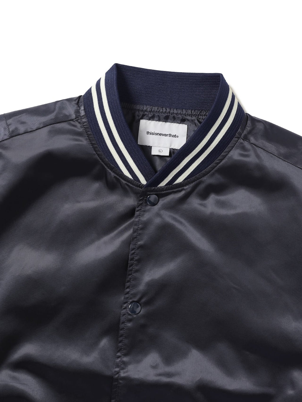 thisisneverthat - Satin Jacket (Navy) product image 3 | TRAB K-Fashion Australia