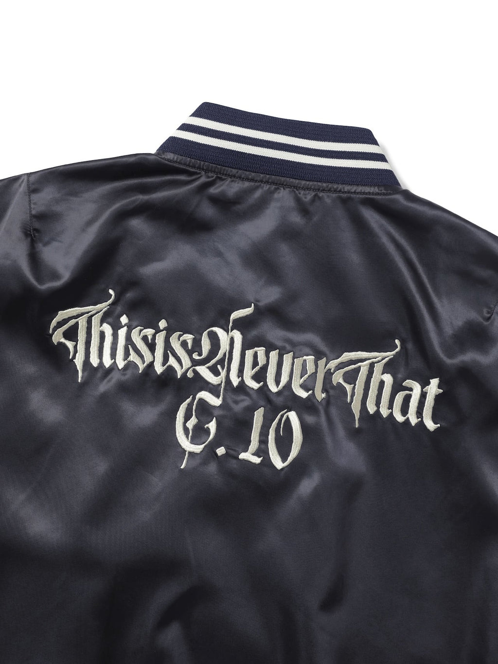 thisisneverthat - Satin Jacket (Navy) product image 6 | TRAB K-Fashion Australia