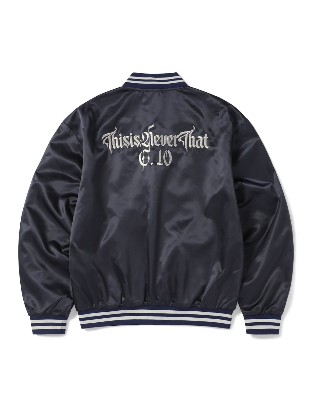 thisisneverthat - Satin Jacket (Navy) product image 1 | TRAB K-Fashion Australia