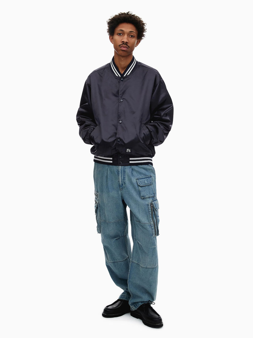 thisisneverthat - Satin Jacket (Navy) product image 7 | TRAB K-Fashion Australia