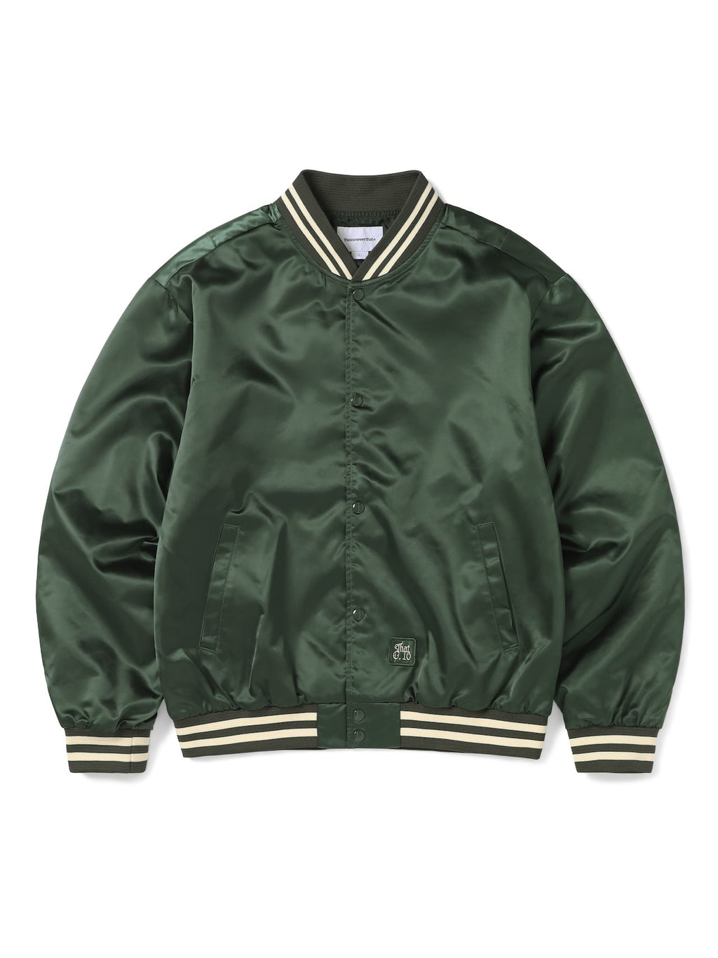 thisisneverthat - Satin Jacket (Olive) product image 2 | TRAB K-Fashion Australia