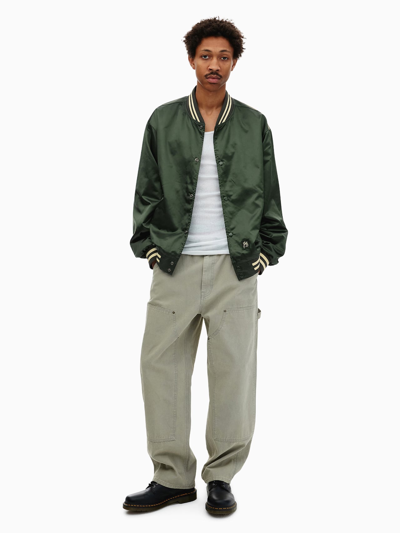 thisisneverthat - Satin Jacket (Olive) product image 8 | TRAB K-Fashion Australia
