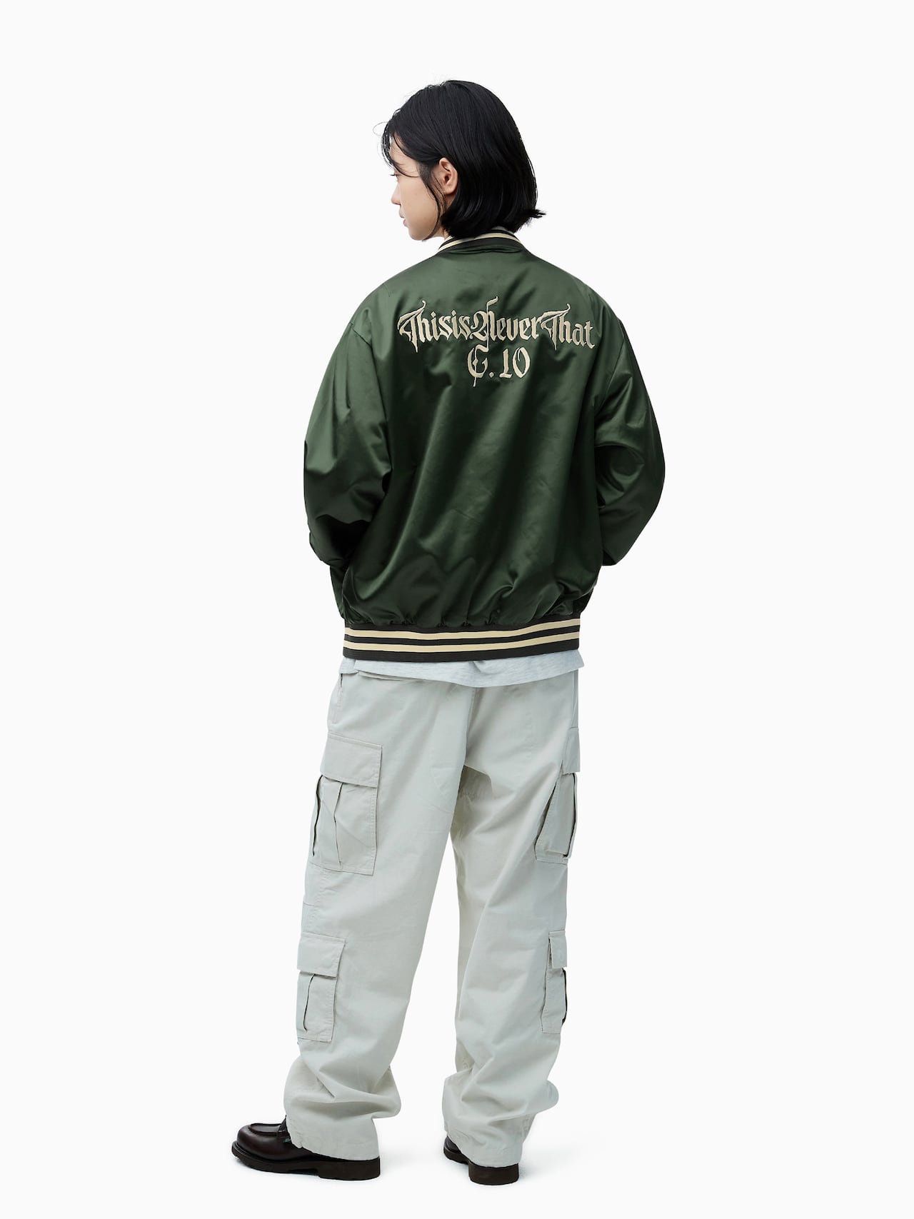 thisisneverthat - Satin Jacket (Olive) product image 12 | TRAB K-Fashion Australia