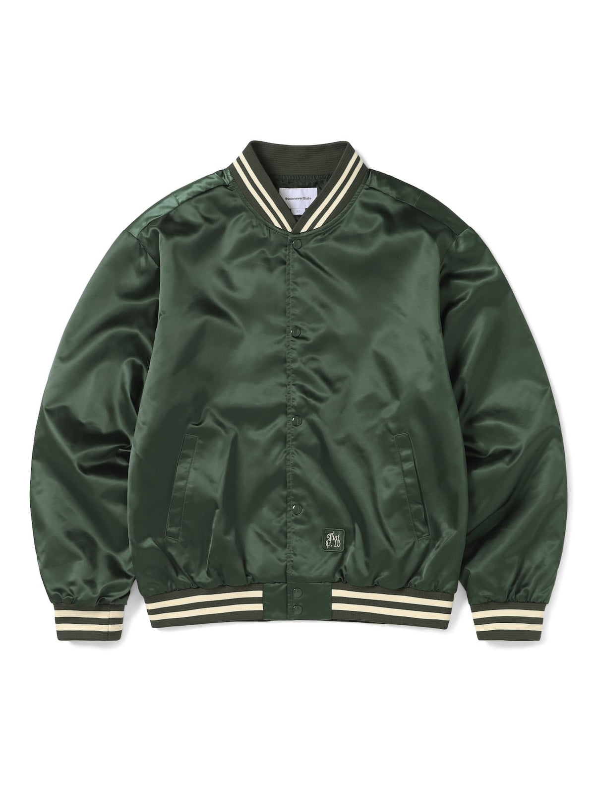 thisisneverthat - Satin Jacket (Olive) product image 2 | TRAB K-Fashion Australia