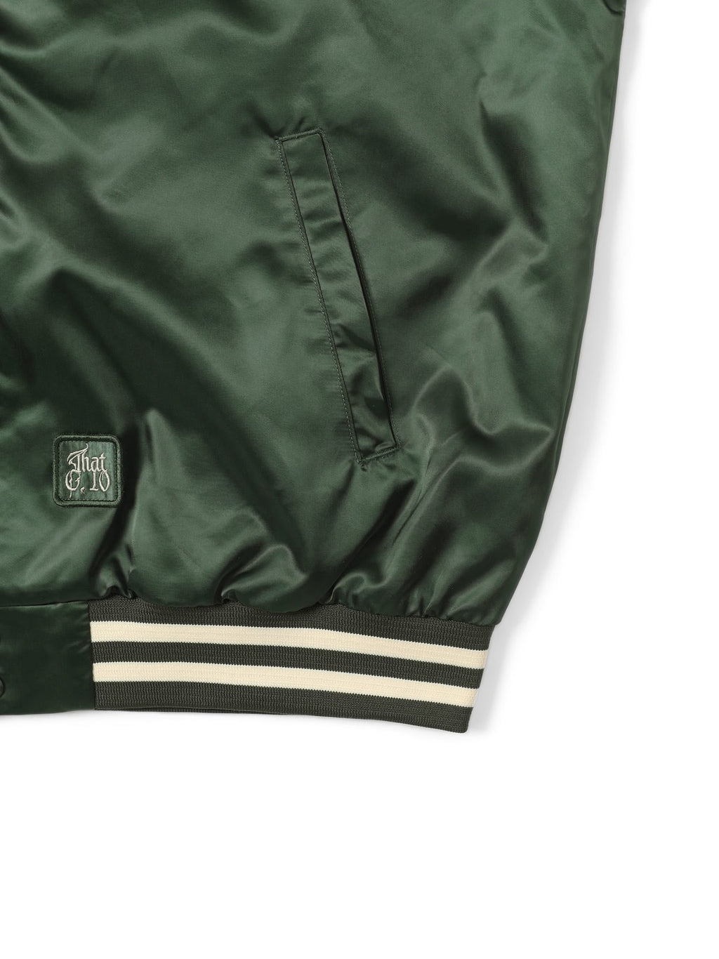 thisisneverthat - Satin Jacket (Olive) product image 5 | TRAB K-Fashion Australia