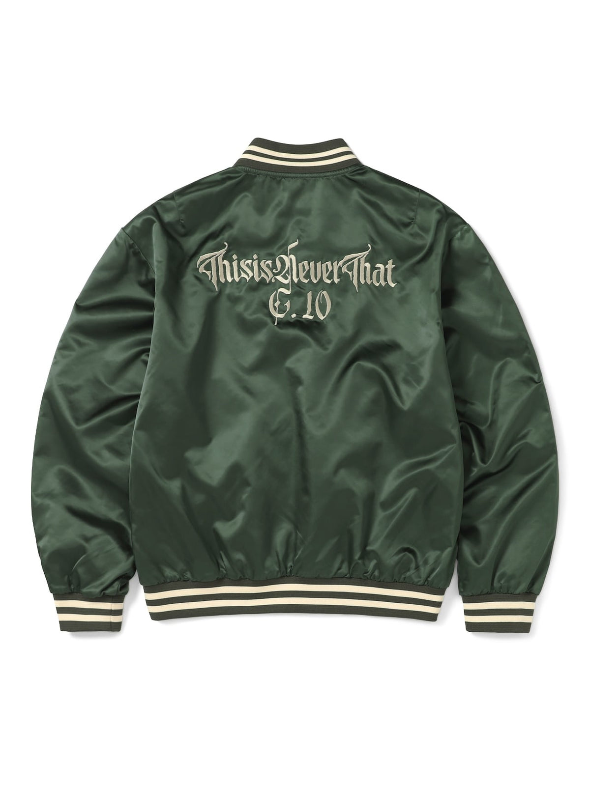 thisisneverthat - Satin Jacket (Olive) product image 1 | TRAB K-Fashion Australia