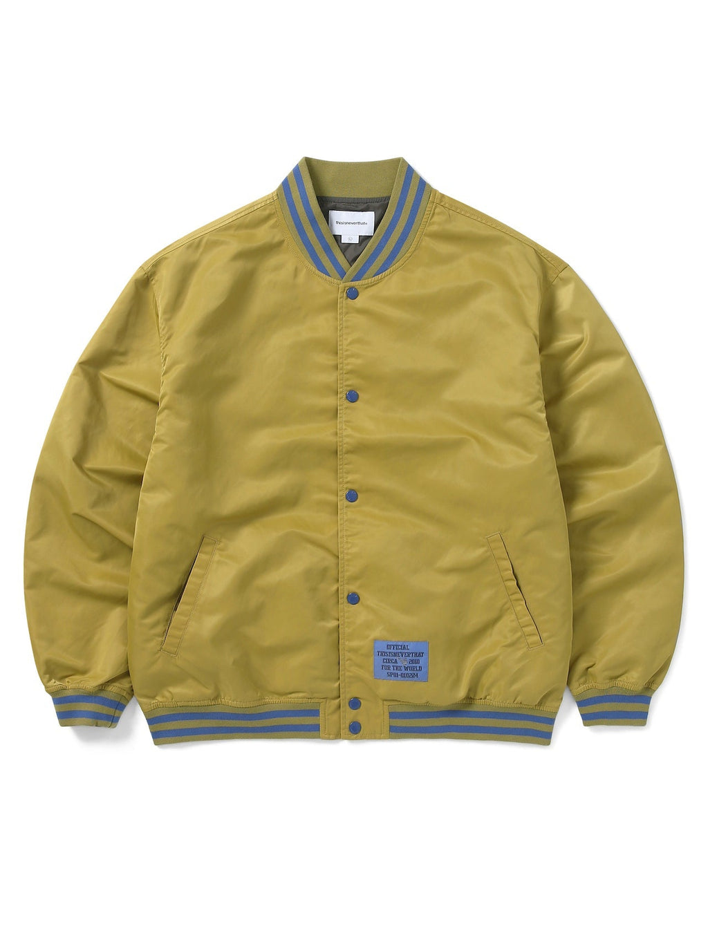 thisisneverthat - Satin Varsity Jacket (Gold) product image 2 | TRAB K-Fashion Australia