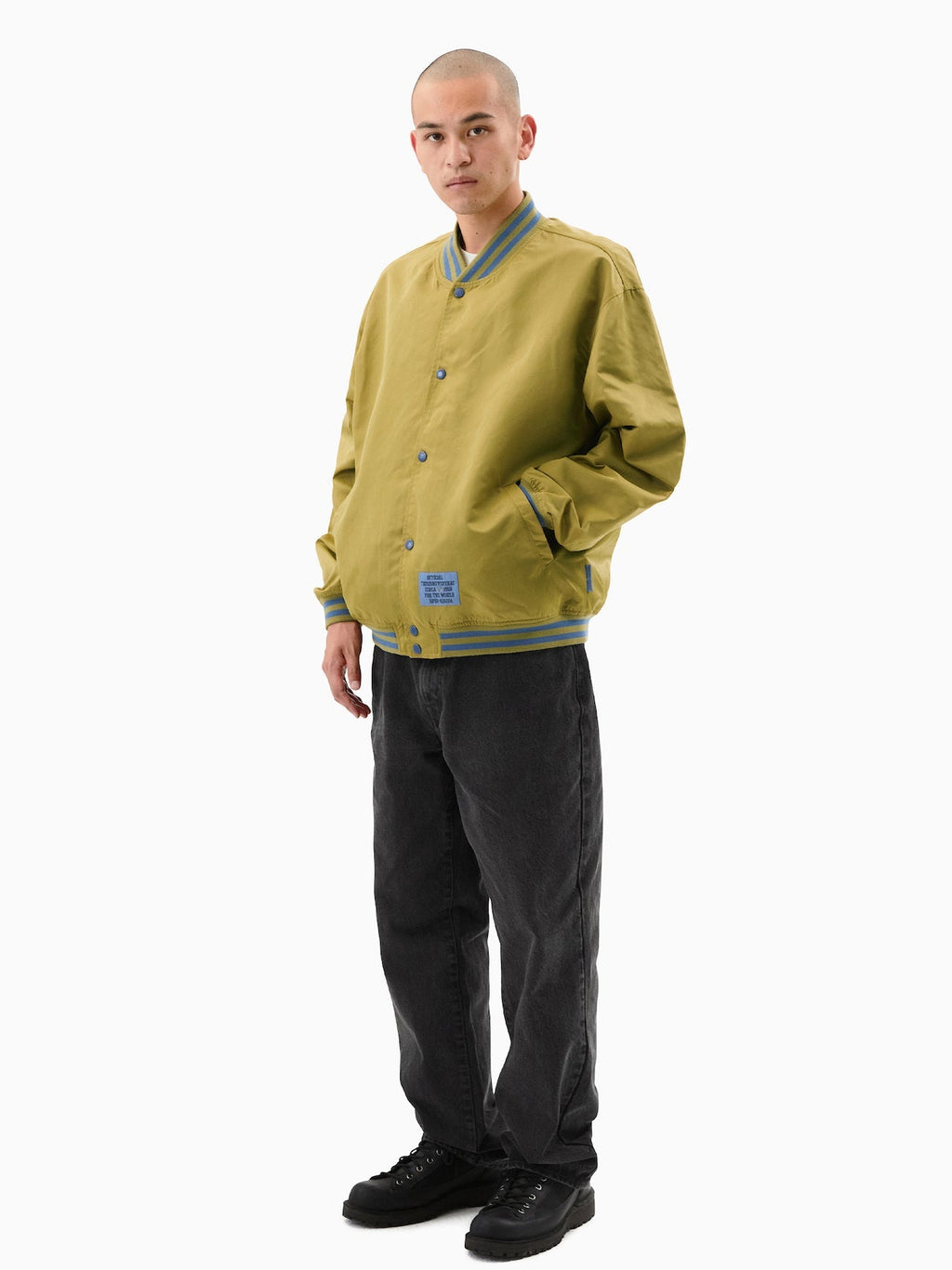 thisisneverthat - Satin Varsity Jacket (Gold) product image 7 | TRAB K-Fashion Australia