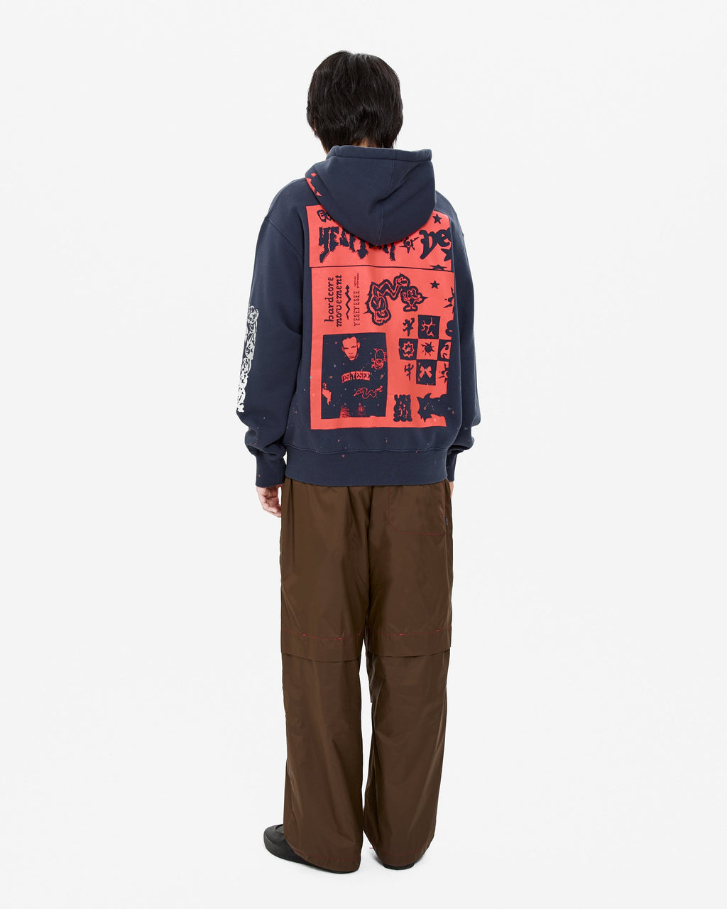 yeseyesee - Scanned Zip-Up Hoodie (Light Navy) product image 12 | TRAB K-Fashion Australia