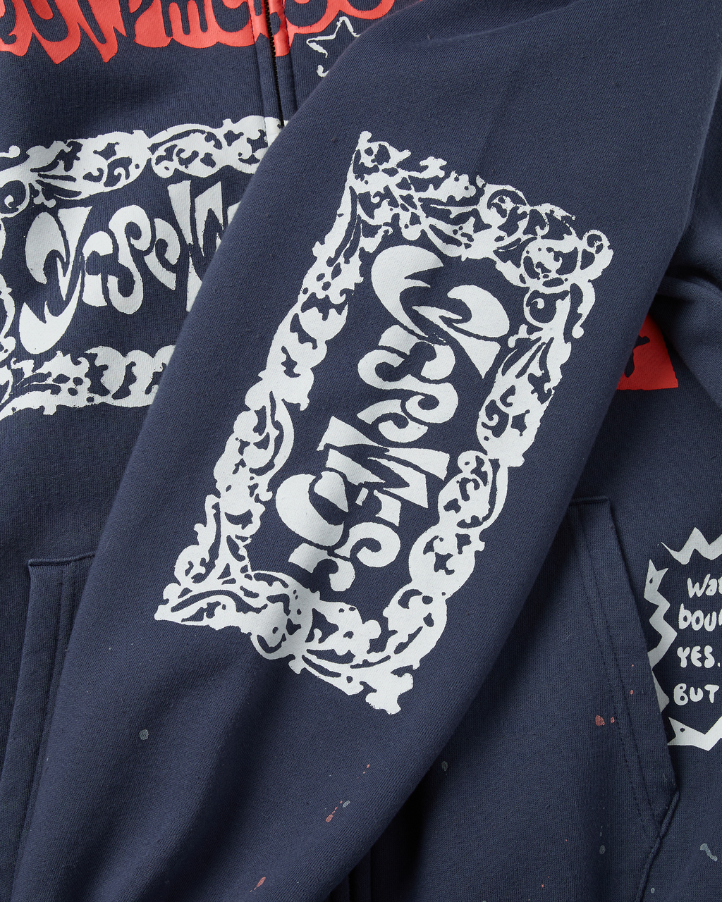 yeseyesee - Scanned Zip-Up Hoodie (Light Navy) product image 5 | TRAB K-Fashion Australia