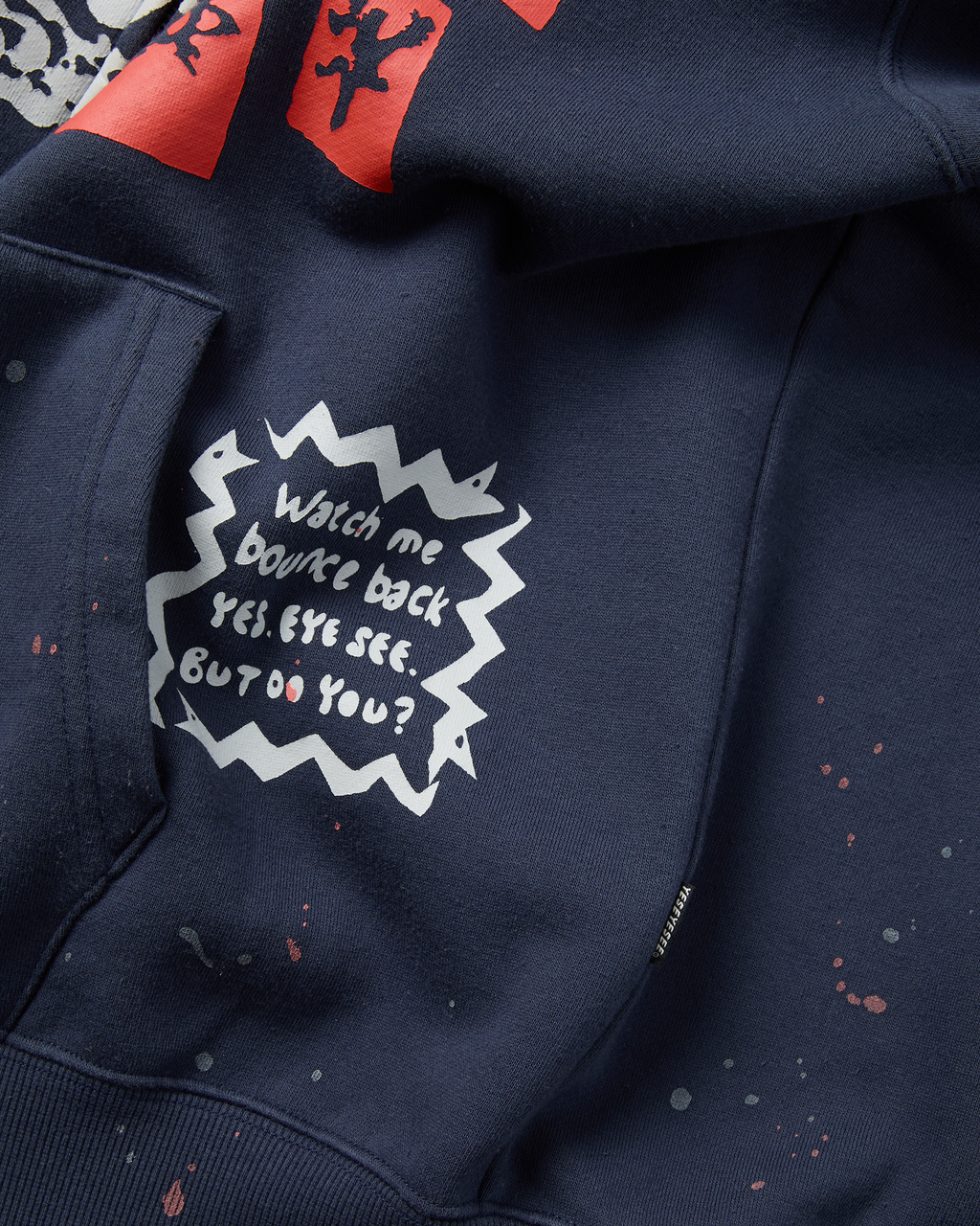 yeseyesee - Scanned Zip-Up Hoodie (Light Navy) product image 6 | TRAB K-Fashion Australia