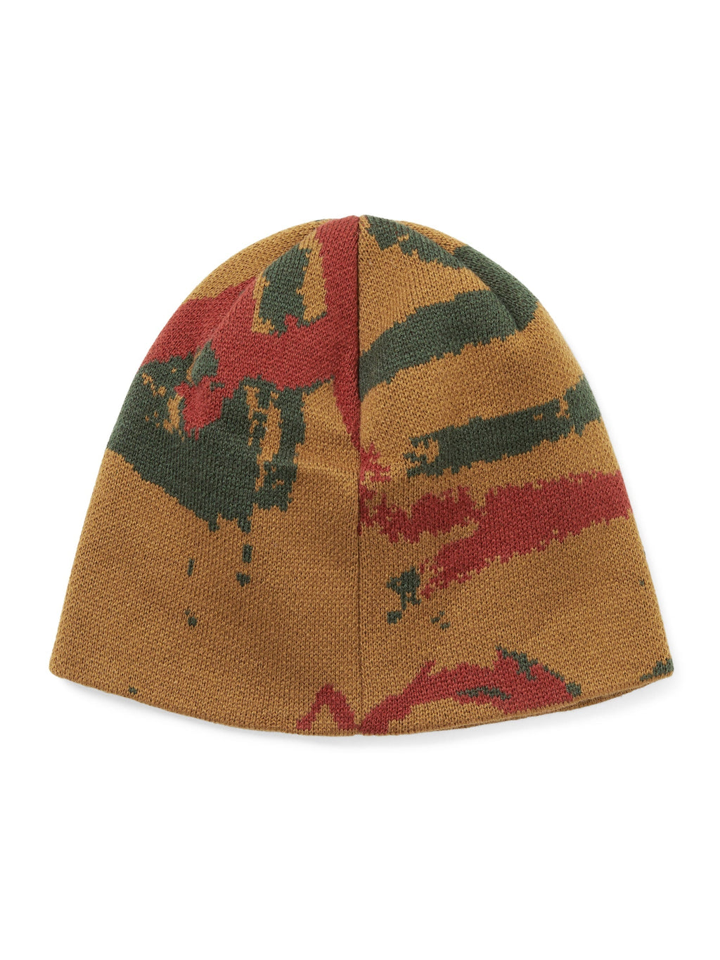 thisisneverthat - Script Jacquard No Cuff Beanie (Camel) product image 2 | TRAB K-Fashion Australia