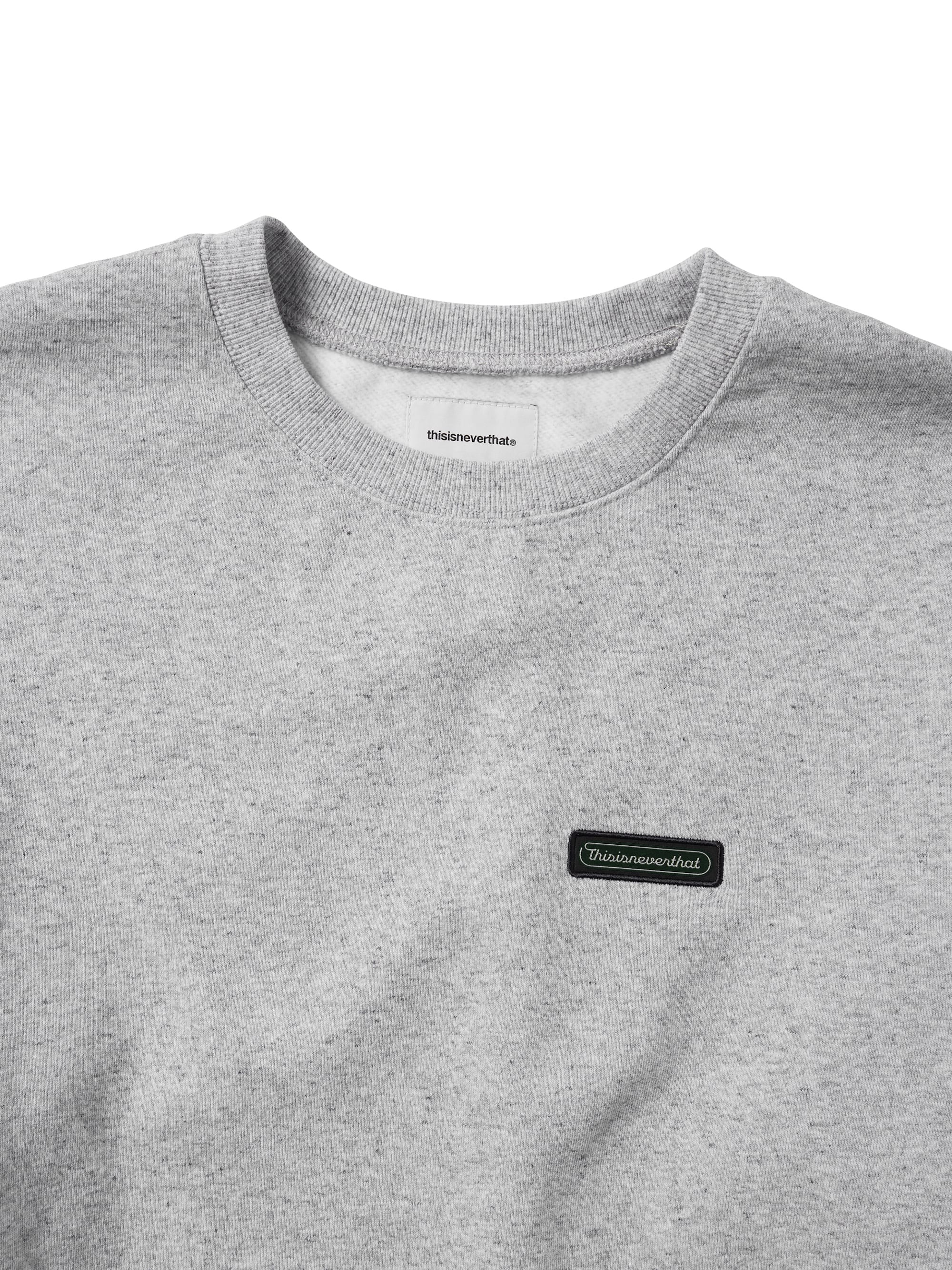 thisisneverthat - Script Label Crewneck (Grey) product image 2 | TRAB K-Fashion Australia