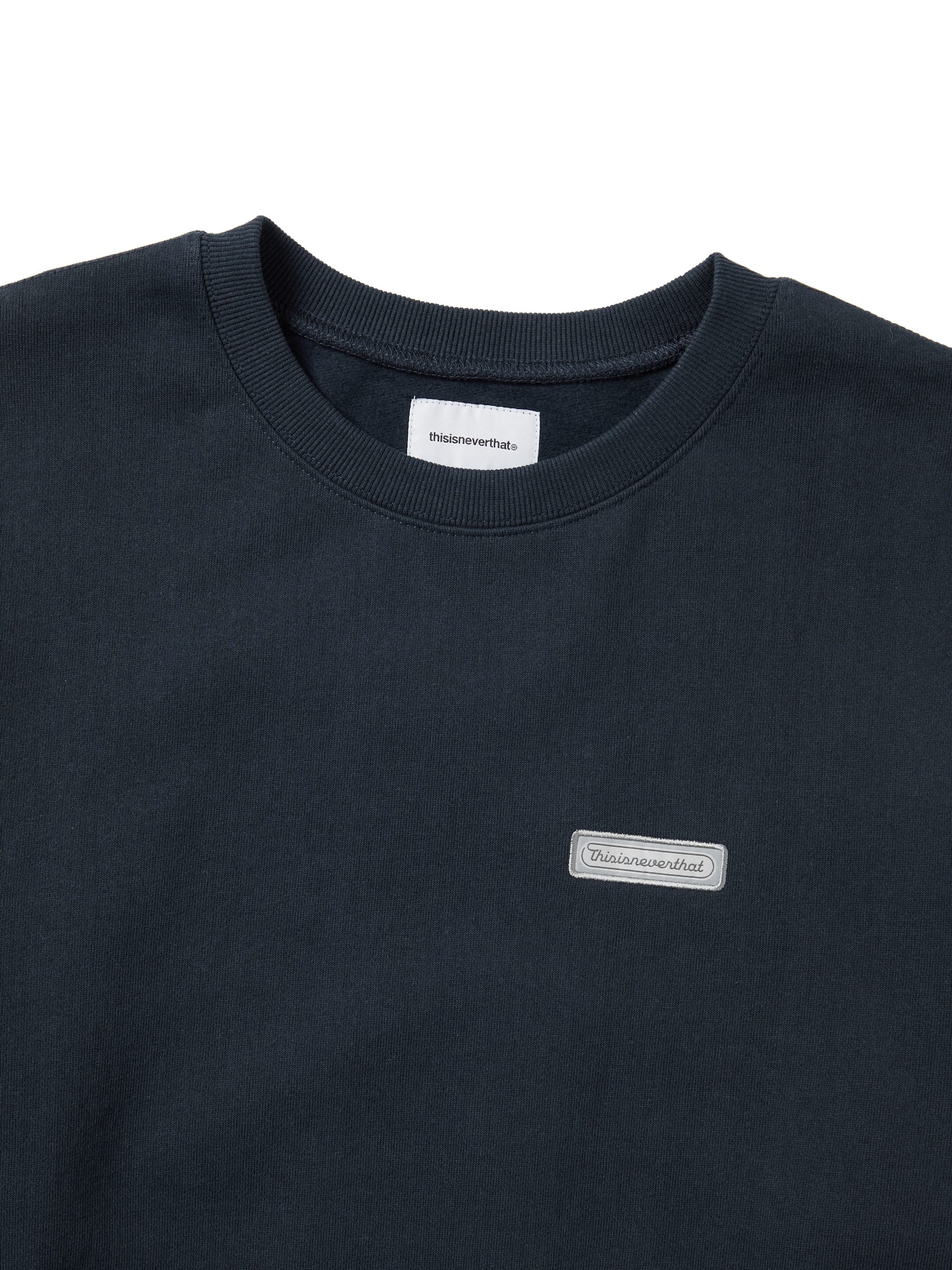 thisisneverthat - Script Label Crewneck (Navy) product image 2 | TRAB K-Fashion Australia
