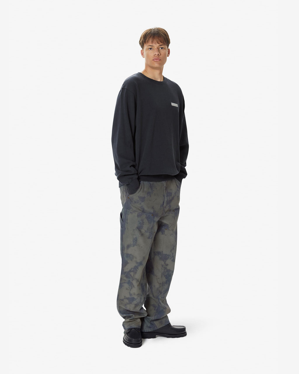 thisisneverthat - Script Label Crewneck (Navy) product image 6 | TRAB K-Fashion Australia