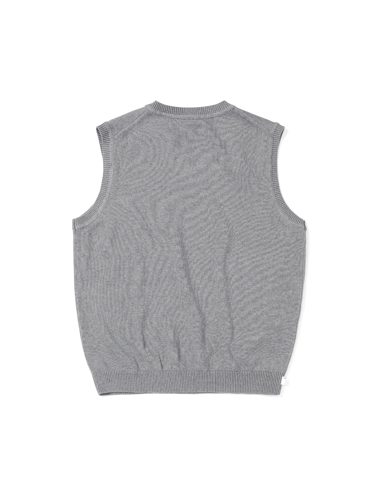 thisisneverthat - Script Logo Knit Vest (Grey) product image 4 | TRAB K-Fashion Australia