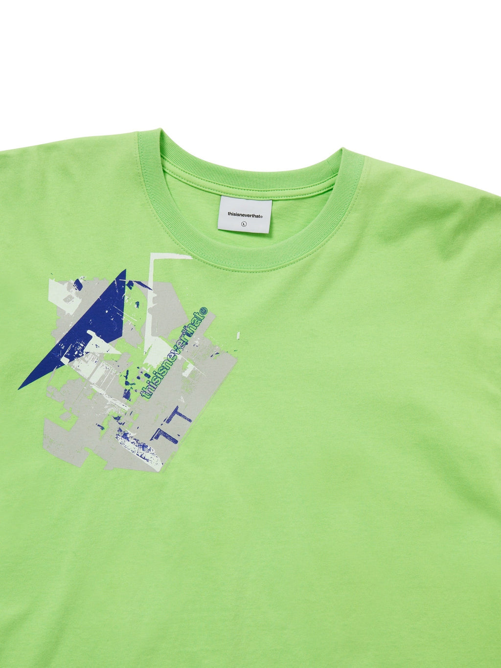 thisisneverthat - Shape L/S Tee (Green) product image 2 | TRAB K-Fashion Australia