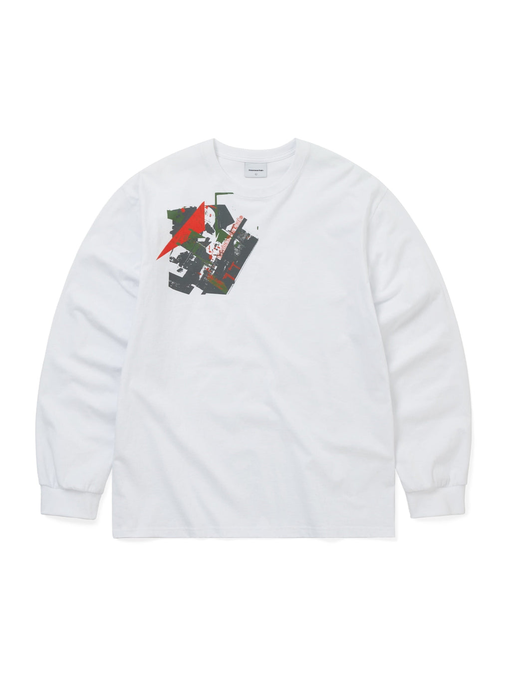 thisisneverthat - Shape L/S Tee (White) product image 1 | TRAB K-Fashion Australia