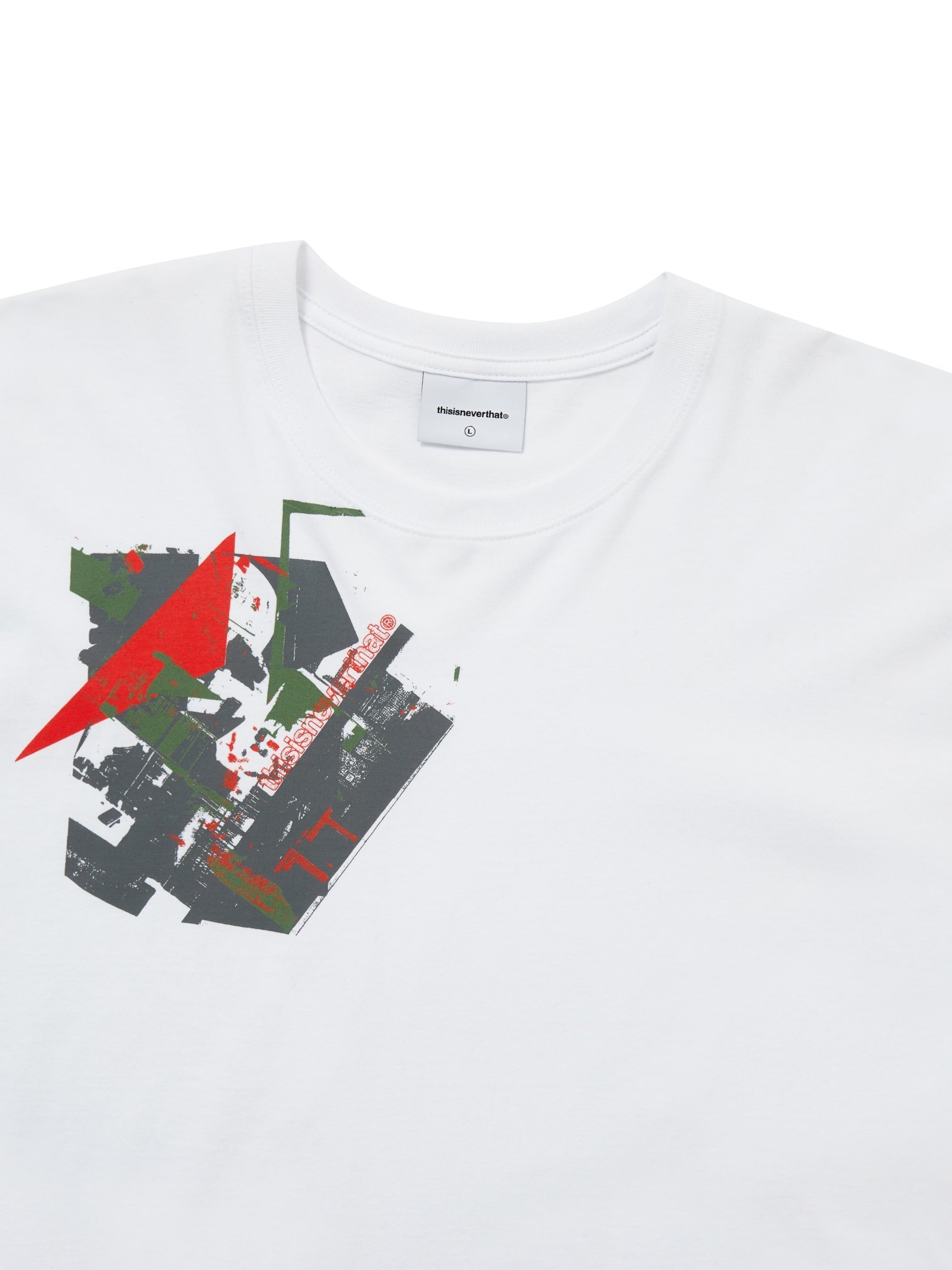 thisisneverthat - Shape L/S Tee (White) product image 2 | TRAB K-Fashion Australia