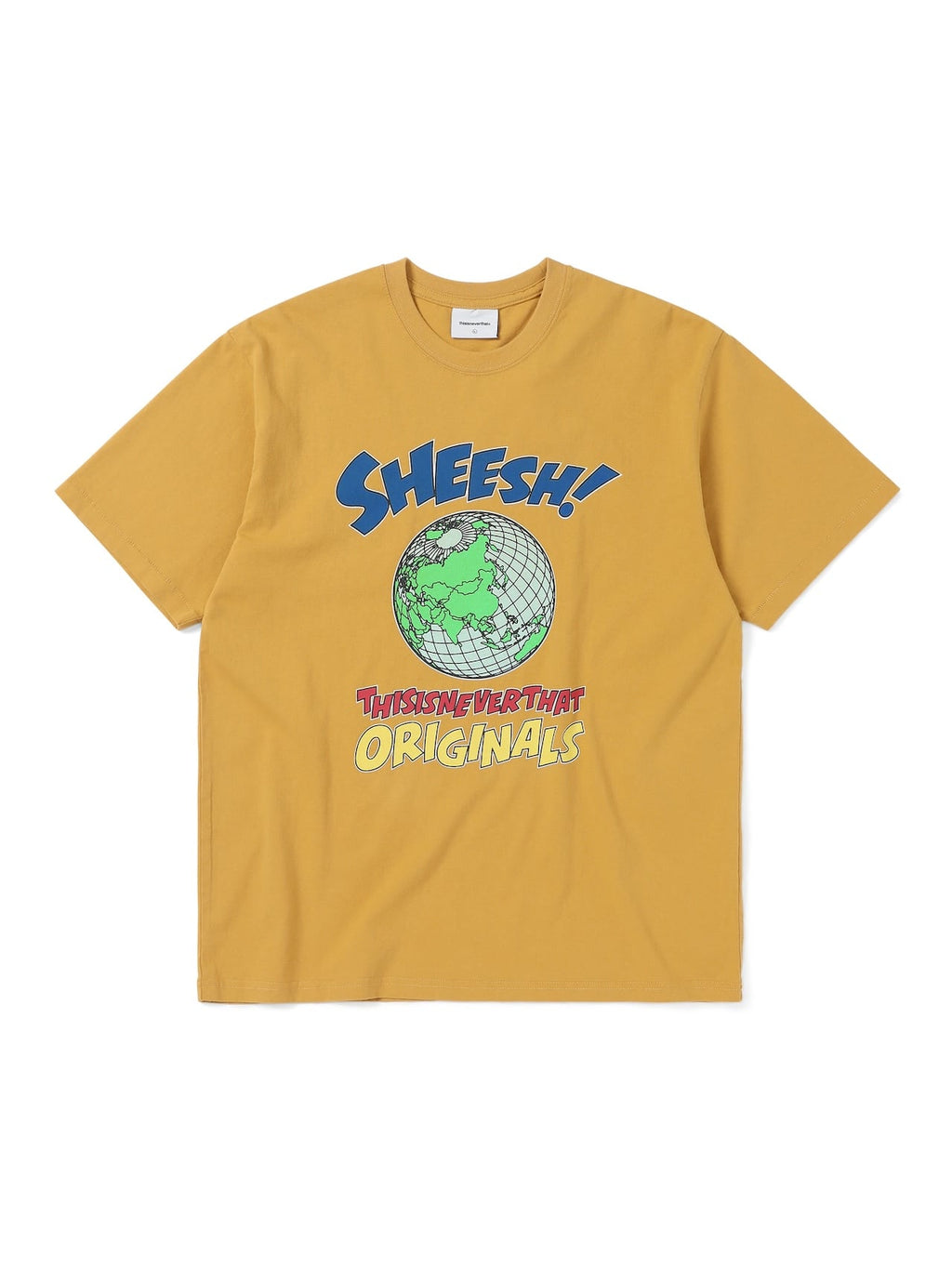 thisisneverthat - Sheesh! Tee (Mustard) product image 1 | TRAB K-Fashion Australia