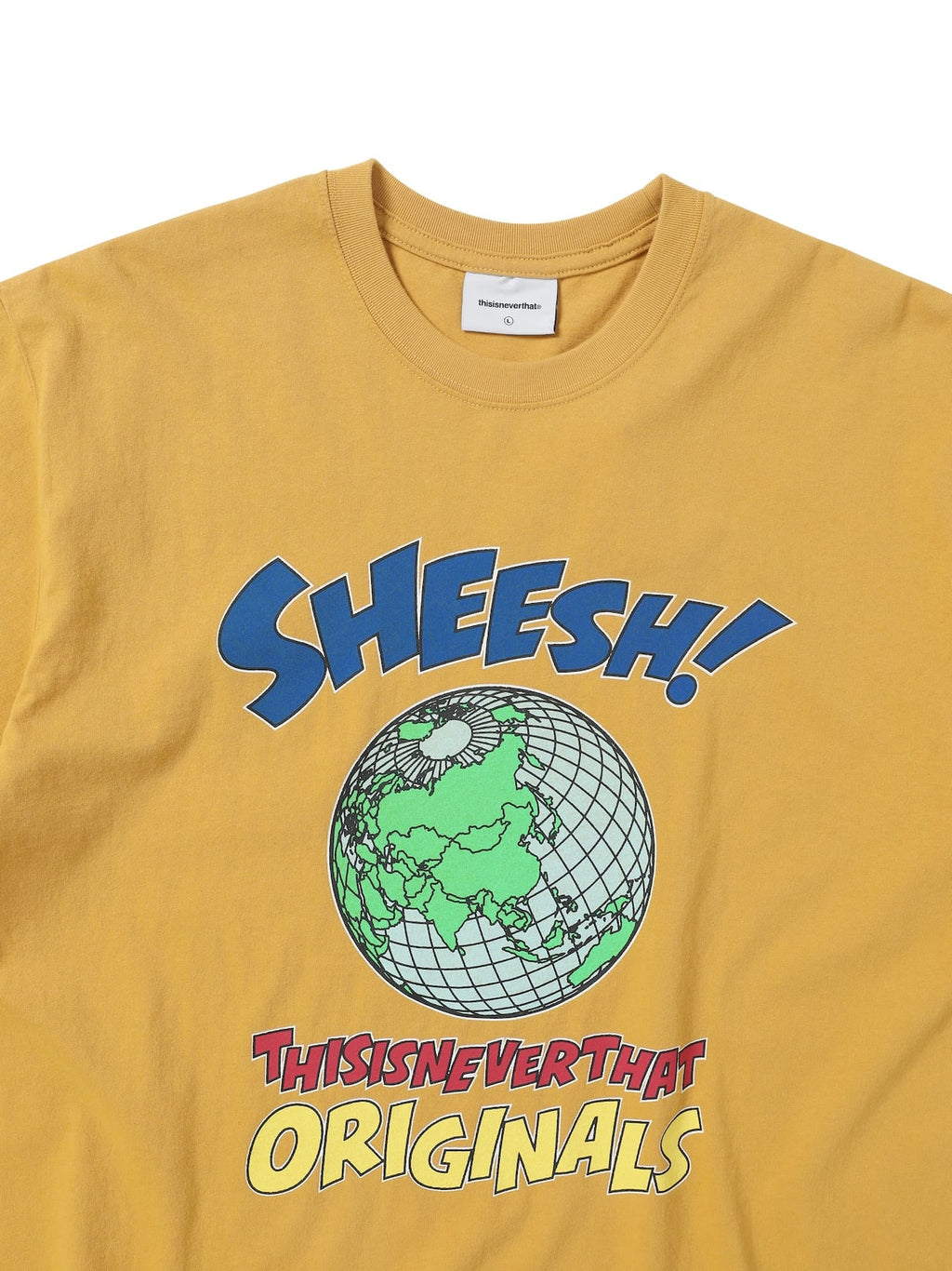 thisisneverthat - Sheesh! Tee (Mustard) product image 2 | TRAB K-Fashion Australia