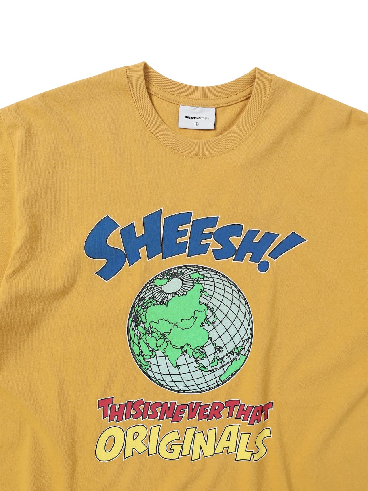 thisisneverthat - Sheesh! Tee (Mustard) product image 2 | TRAB K-Fashion Australia