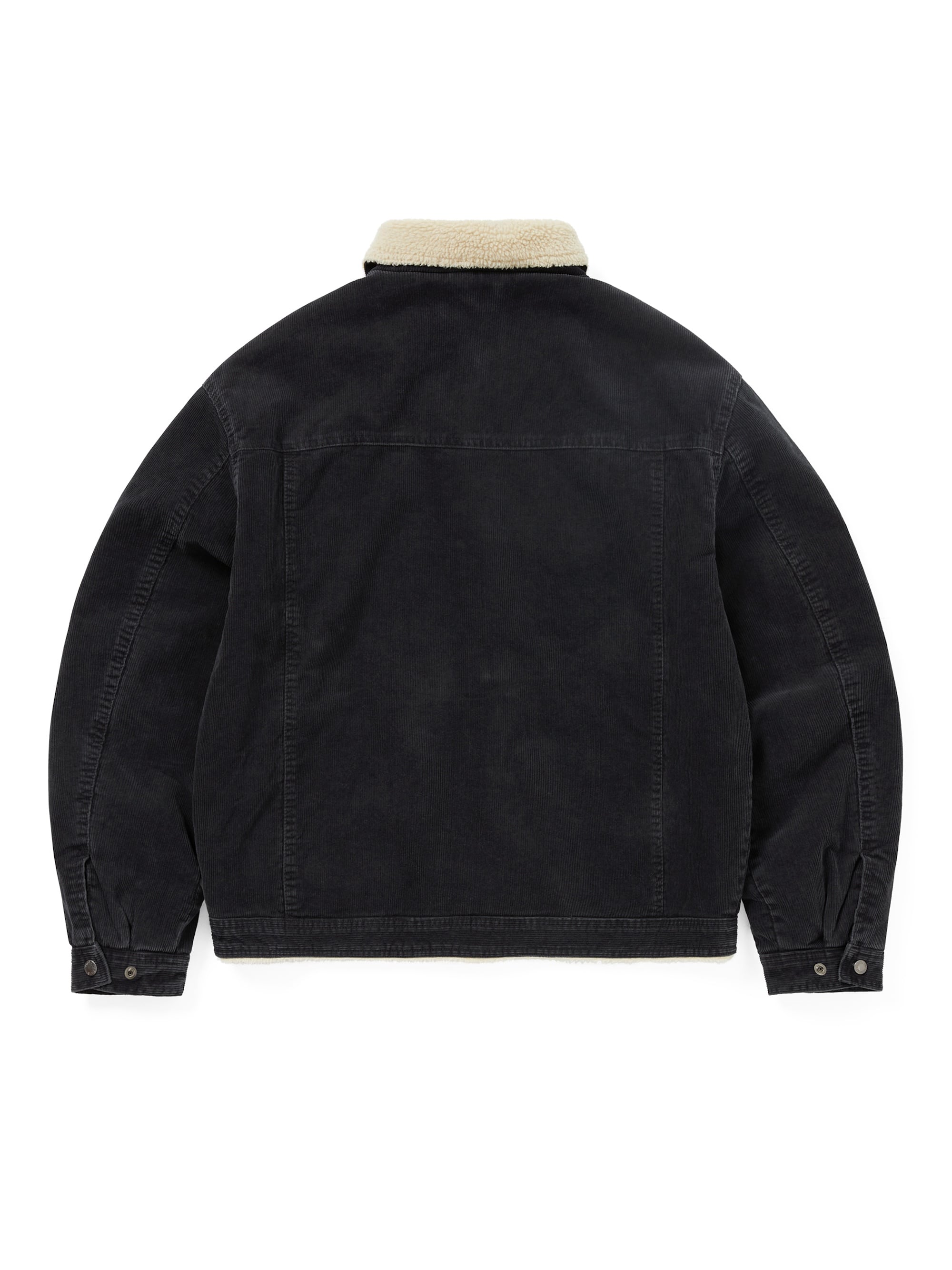 thisisneverthat - Sherpa Lined Corduroy Trucker Jacket (black) product image 4 | TRAB K-Fashion Australia