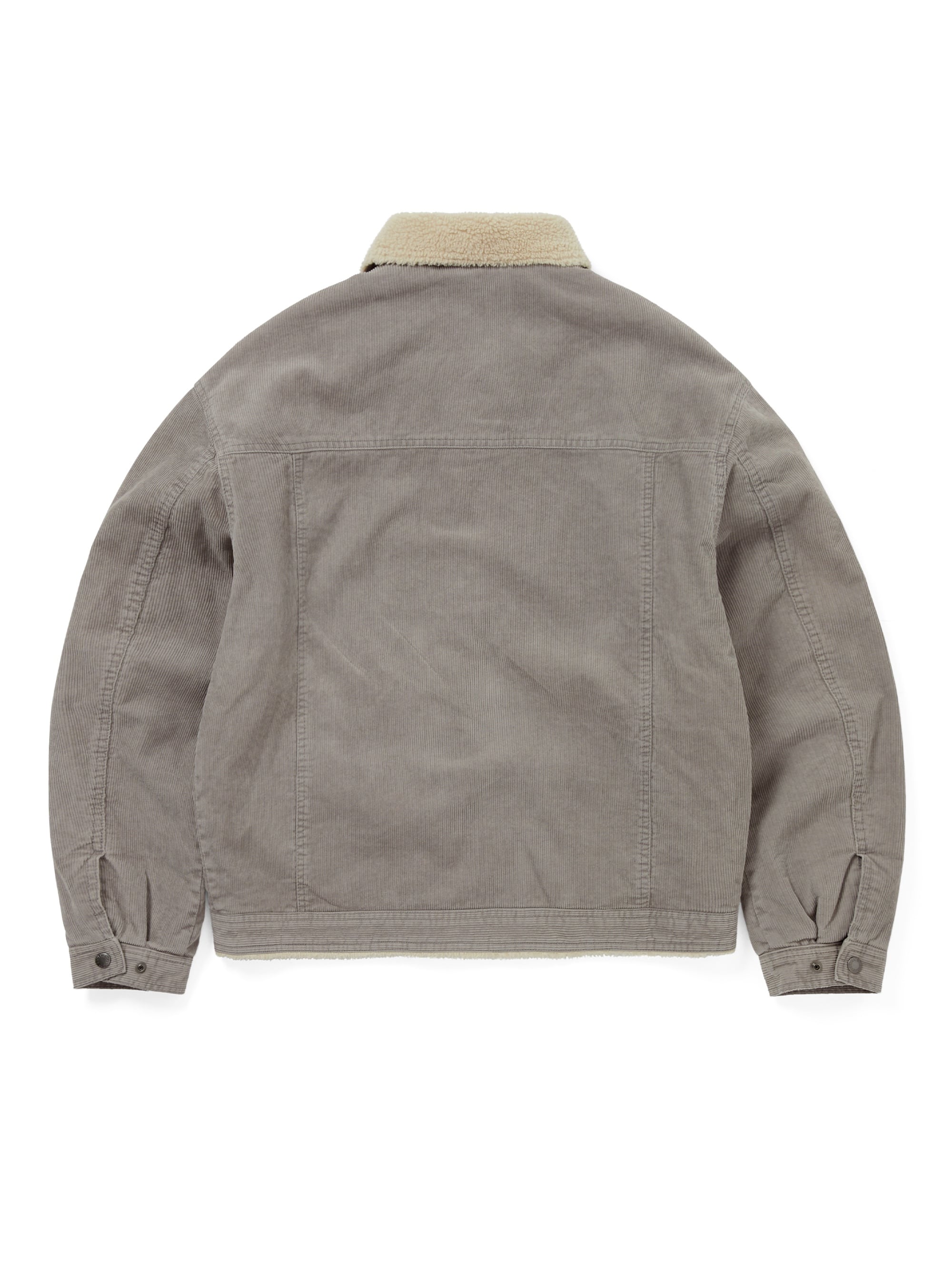 thisisneverthat - Sherpa Lined Corduroy Trucker Jacket (grey) product image 4 | TRAB K-Fashion Australia