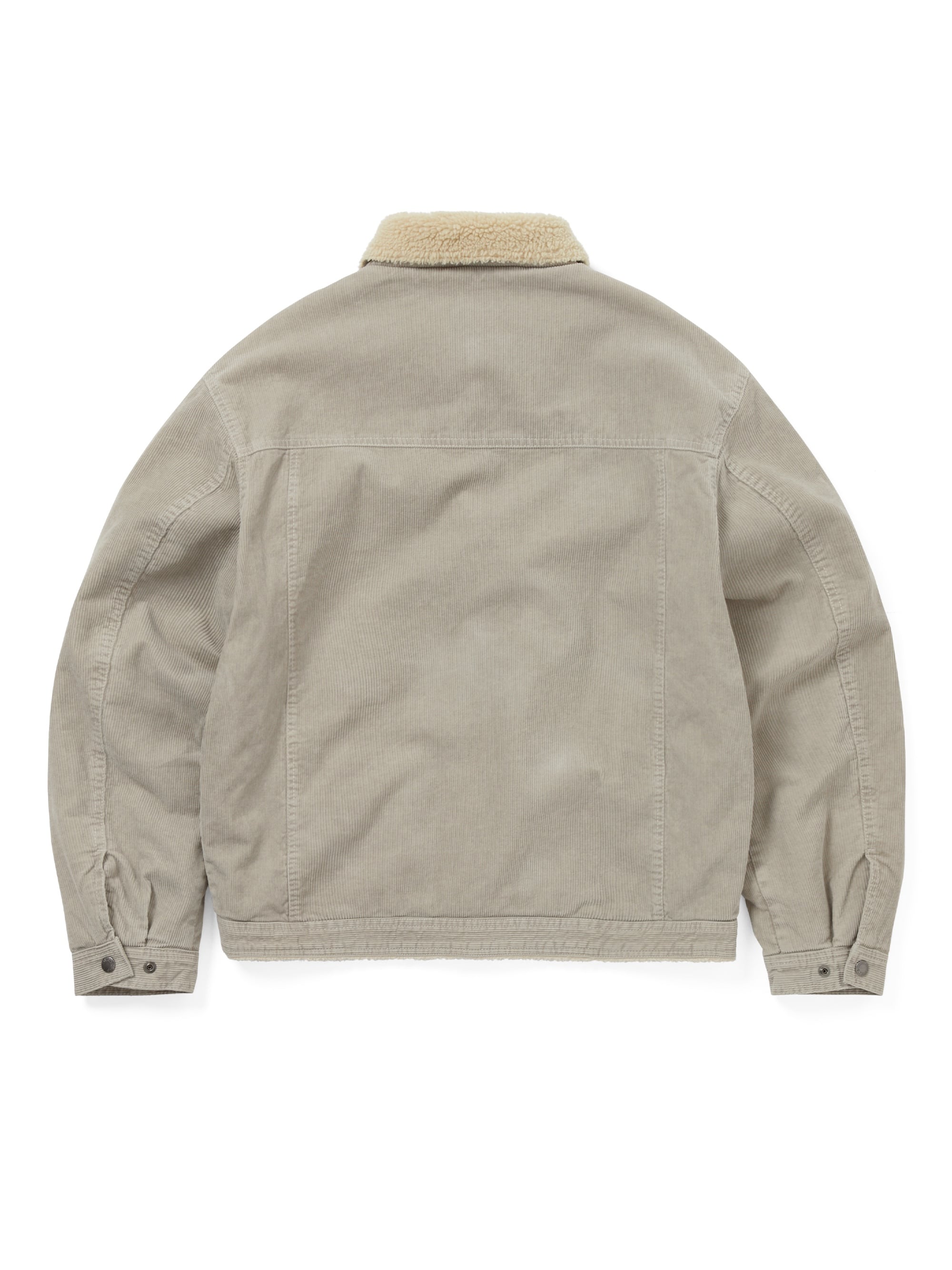 thisisneverthat - Sherpa Lined Corduroy Trucker Jacket (stone) product image 4 | TRAB K-Fashion Australia