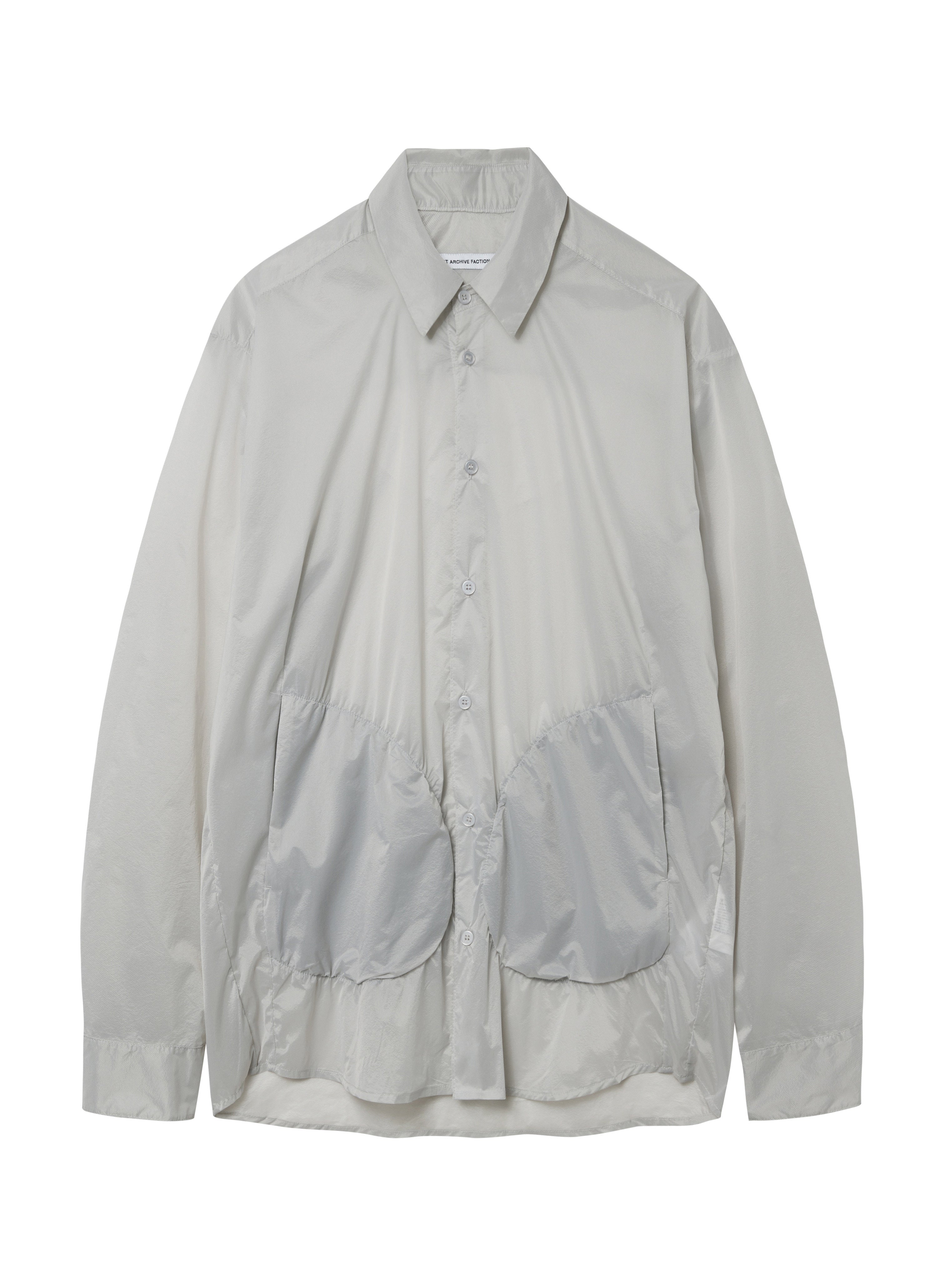 Post Archive Faction - Shirring Shirt (Light Grey) product image 1 | TRAB K-Fashion Australia