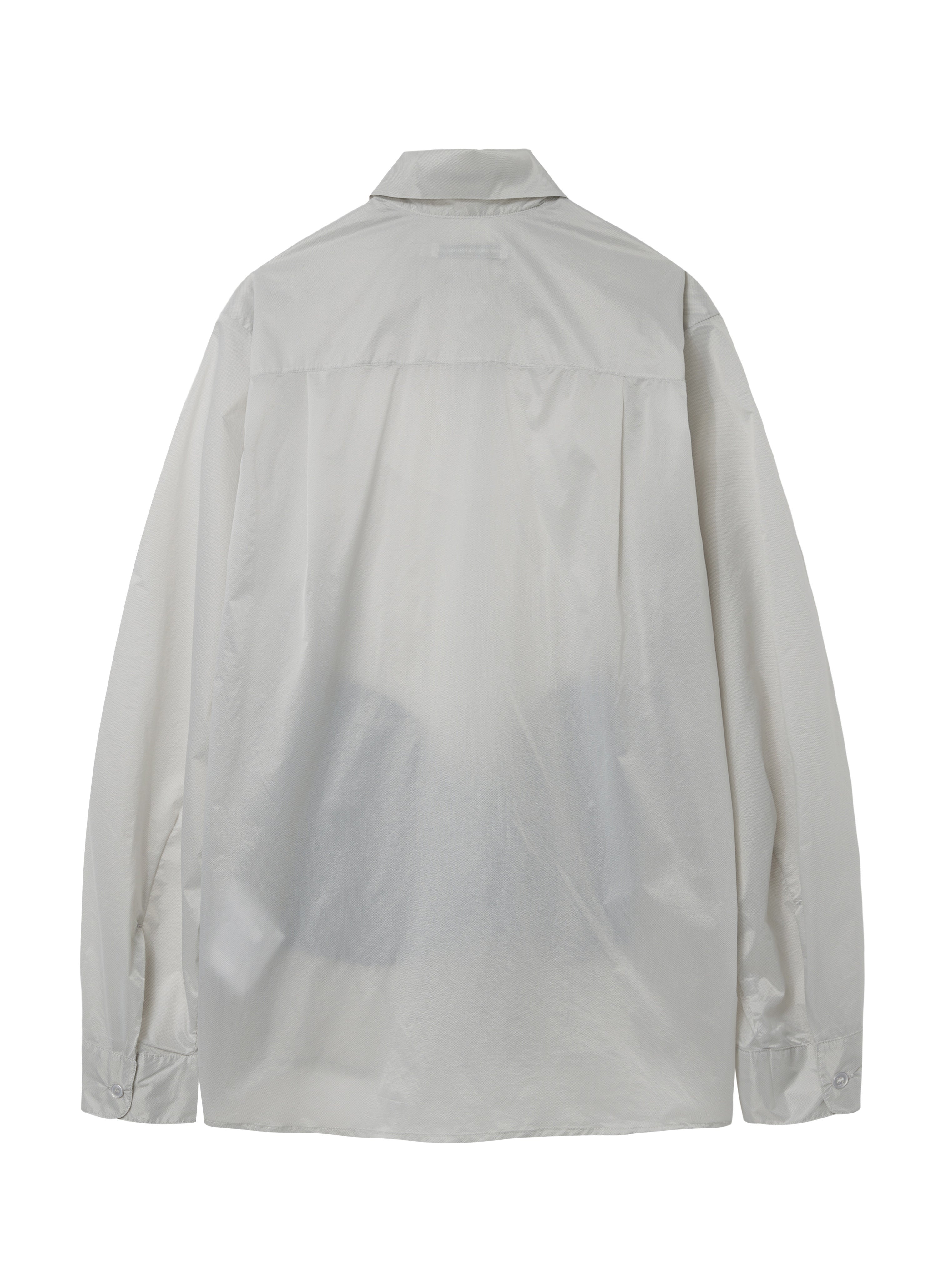 Post Archive Faction - Shirring Shirt (Light Grey) product image 2 | TRAB K-Fashion Australia