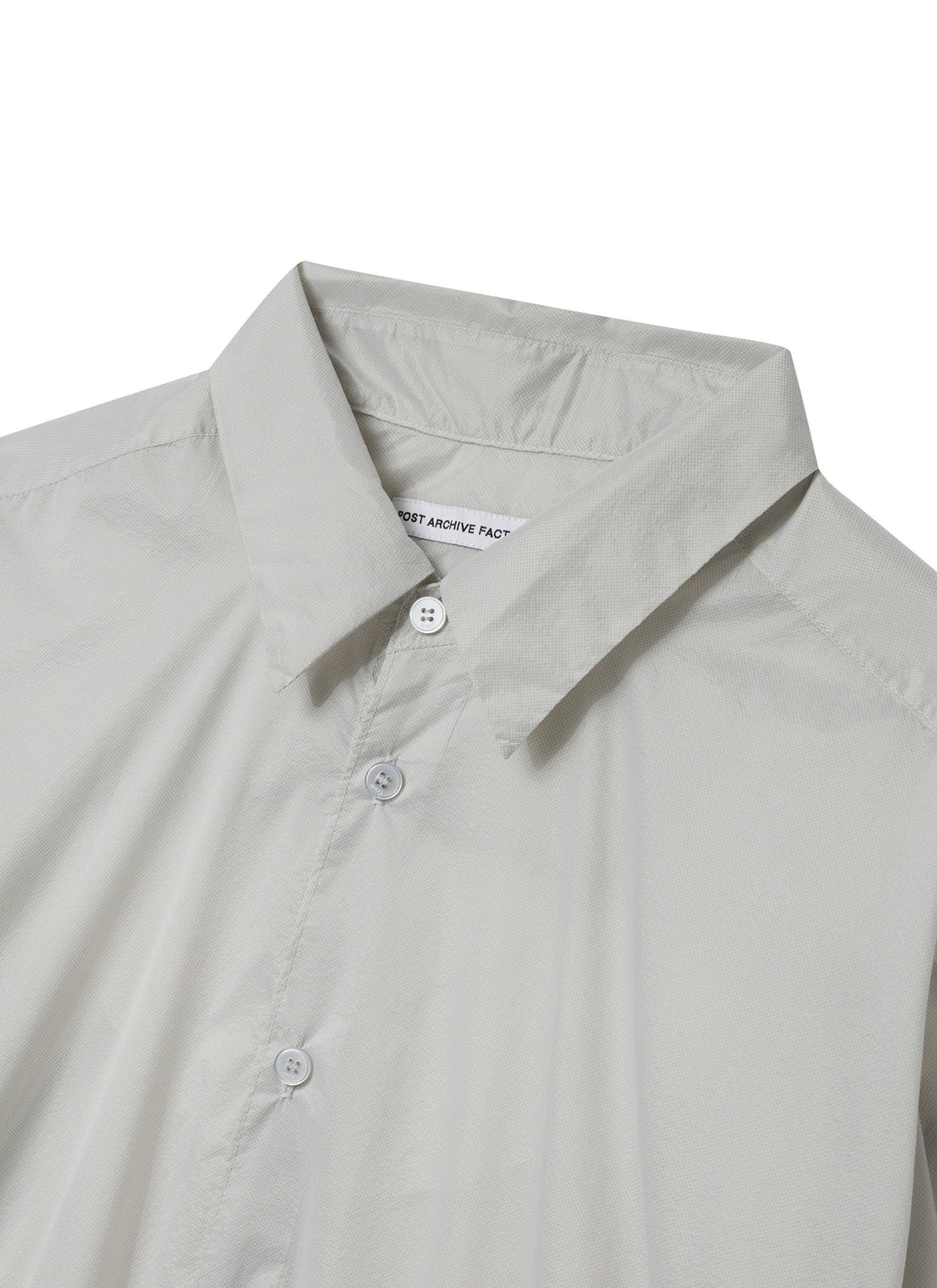 Post Archive Faction - Shirring Shirt (Light Grey) product image 3 | TRAB K-Fashion Australia