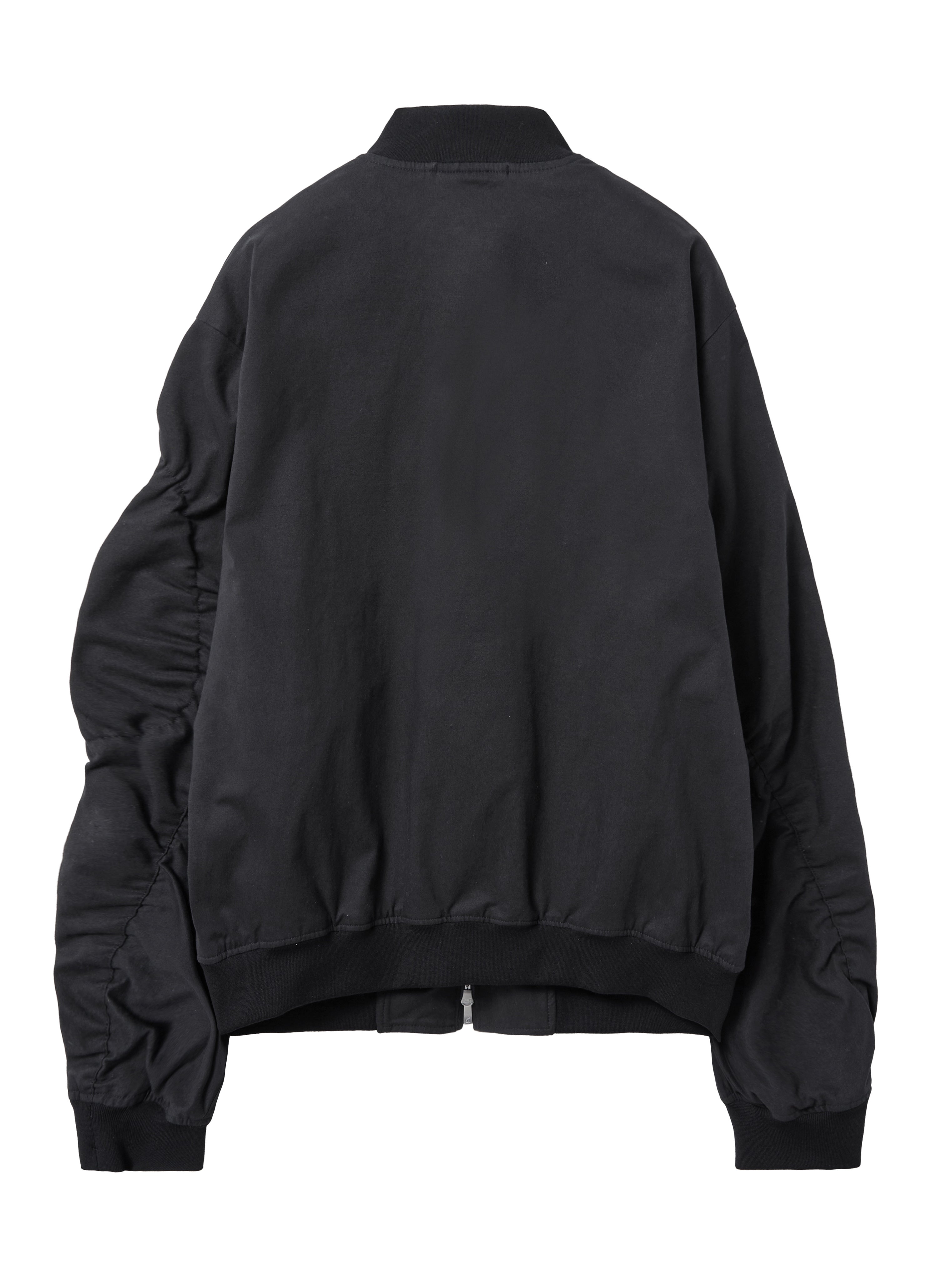 Post Archive Faction - Shirring Bomber (Black) product image 2 | TRAB K-Fashion Australia