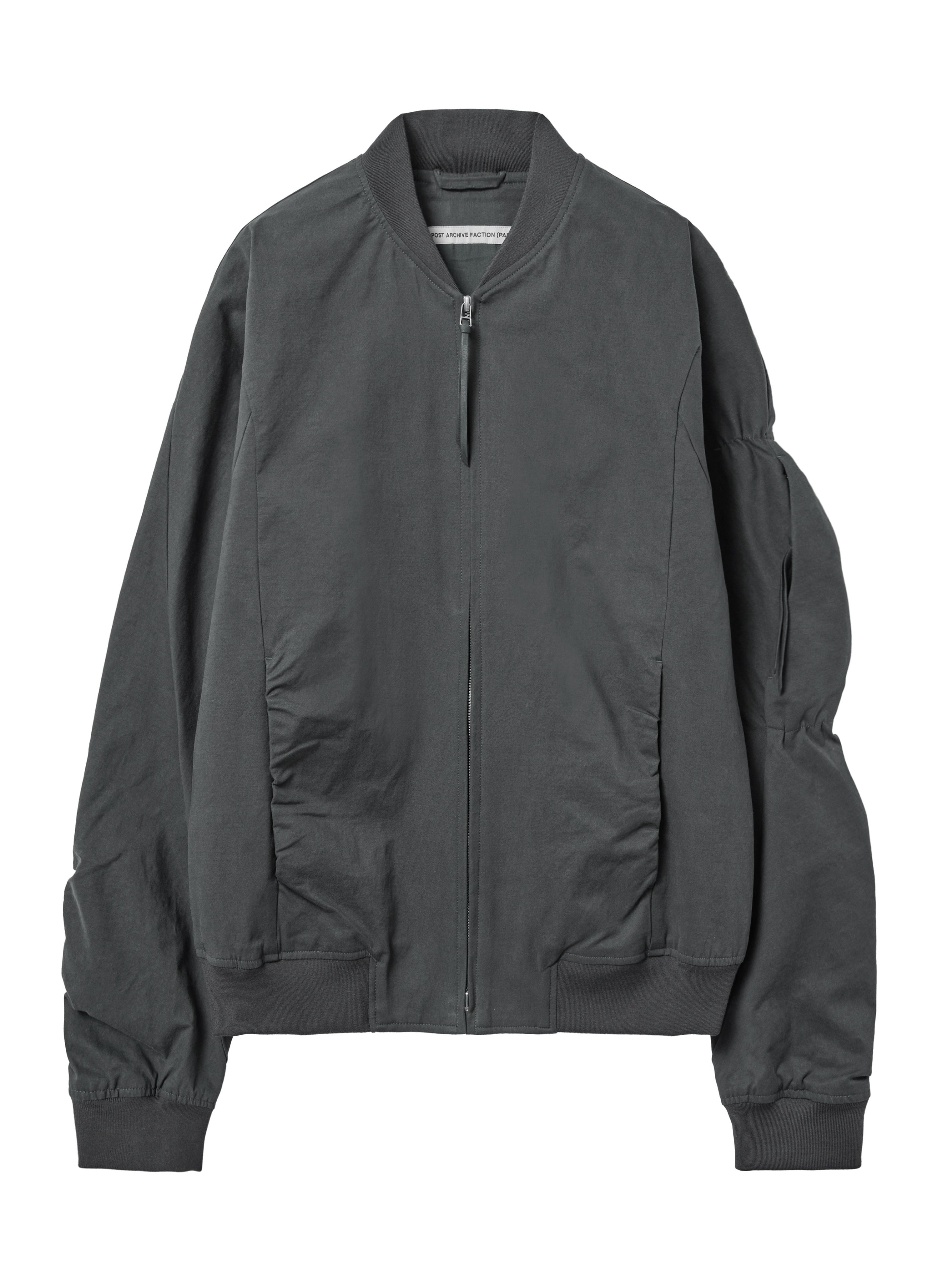 Post Archive Faction - Shirring Bomber (Charcoal) product image 1 | TRAB K-Fashion Australia