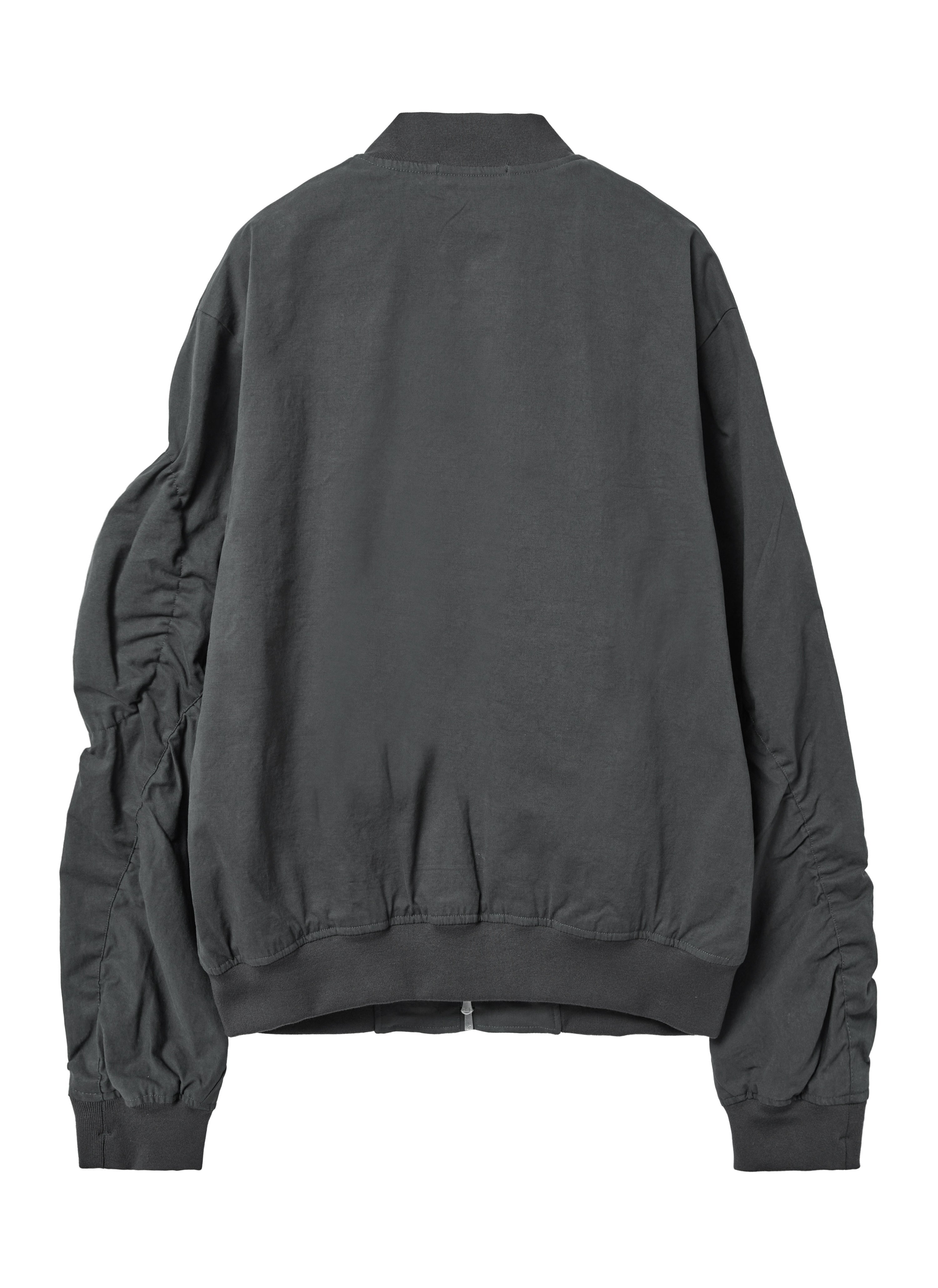 Post Archive Faction - Shirring Bomber (Charcoal) product image 2 | TRAB K-Fashion Australia