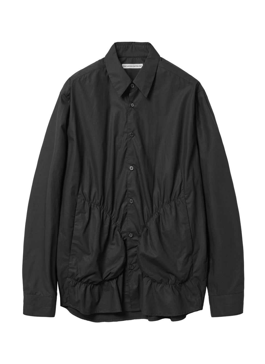 Post Archive Faction - Shirring Shirt (Black) product image 1 | TRAB K-Fashion Australia