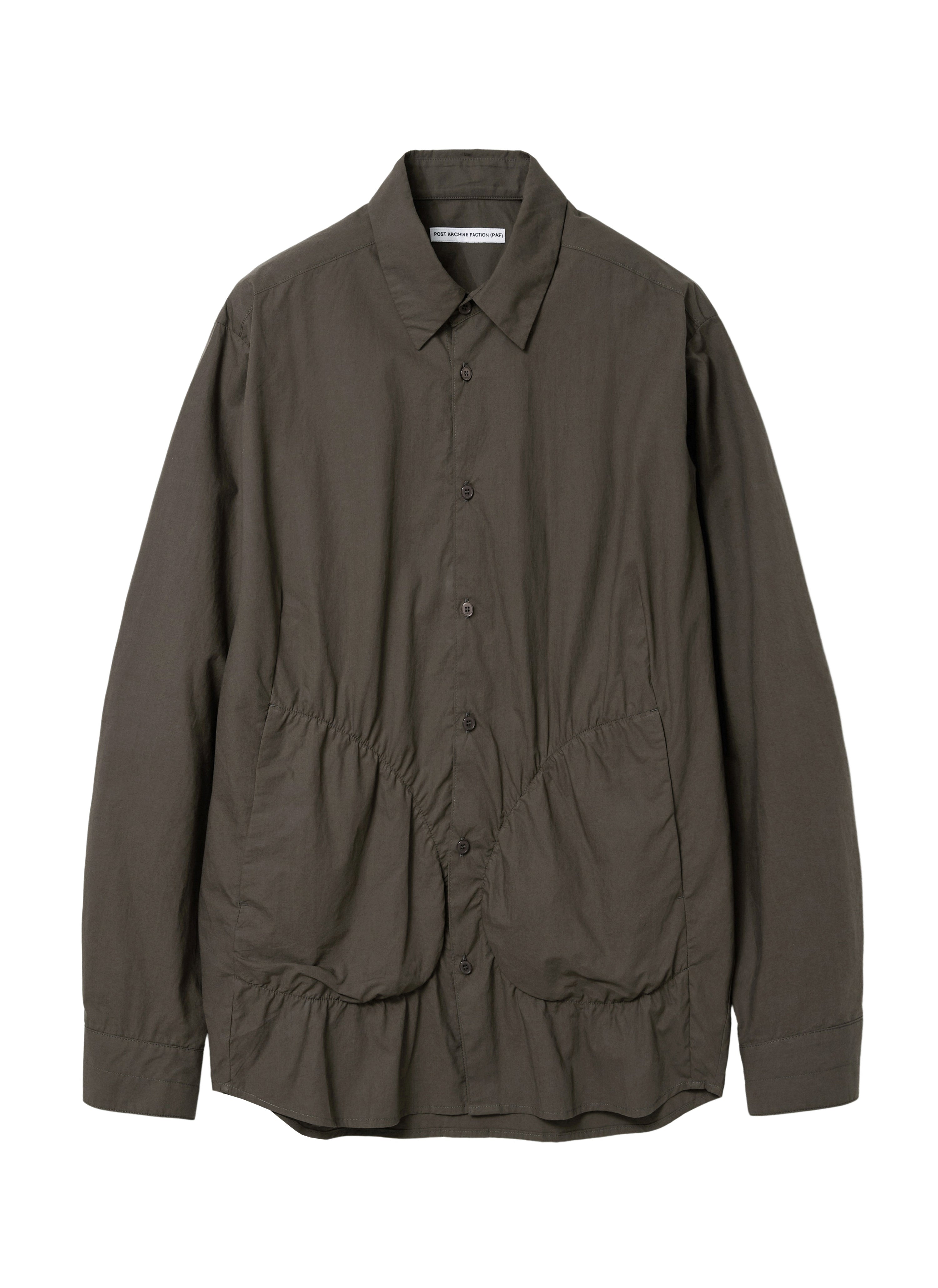 Post Archive Faction - Shirring Shirt (Brown) product image 1 | TRAB K-Fashion Australia