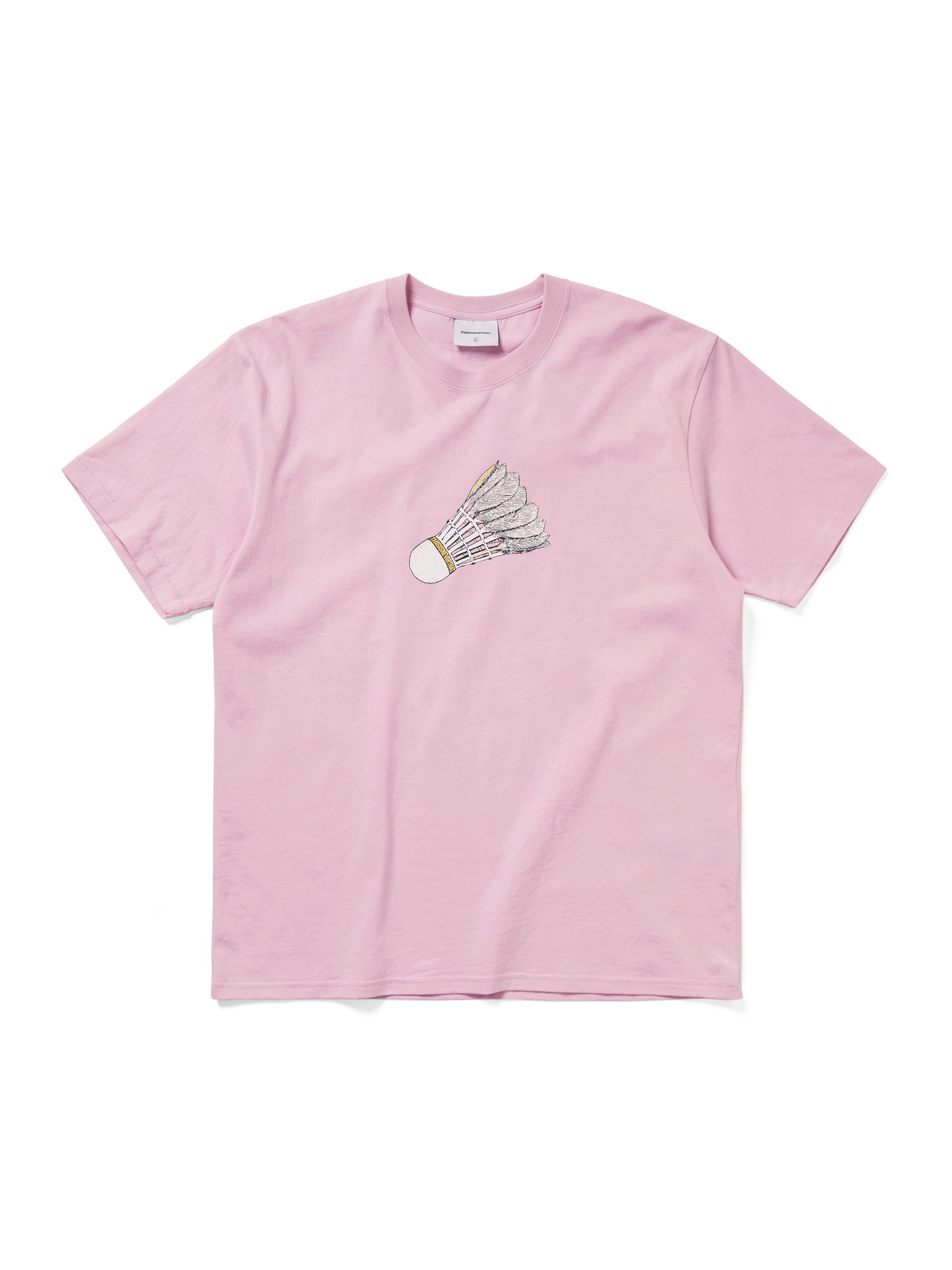 thisisneverthat - Shuttlecock Tee (Pink) product image 1 | TRAB K-Fashion Australia