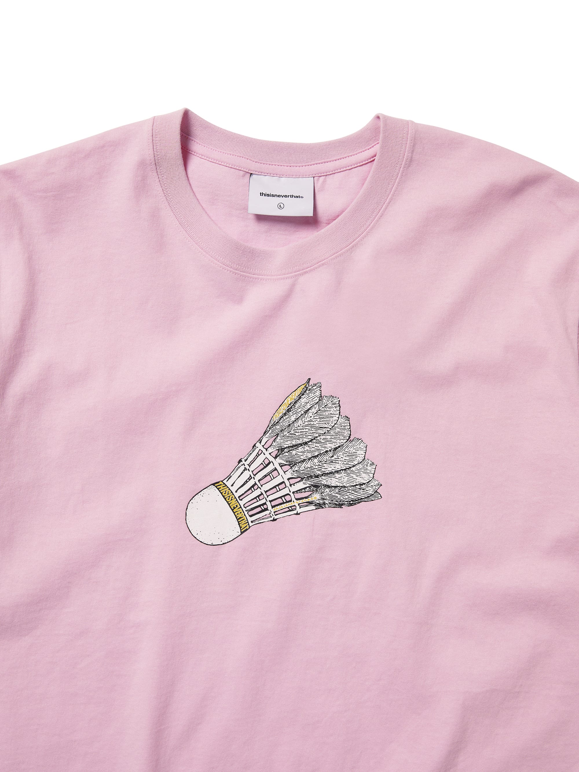 thisisneverthat - Shuttlecock Tee (Pink) product image 2 | TRAB K-Fashion Australia