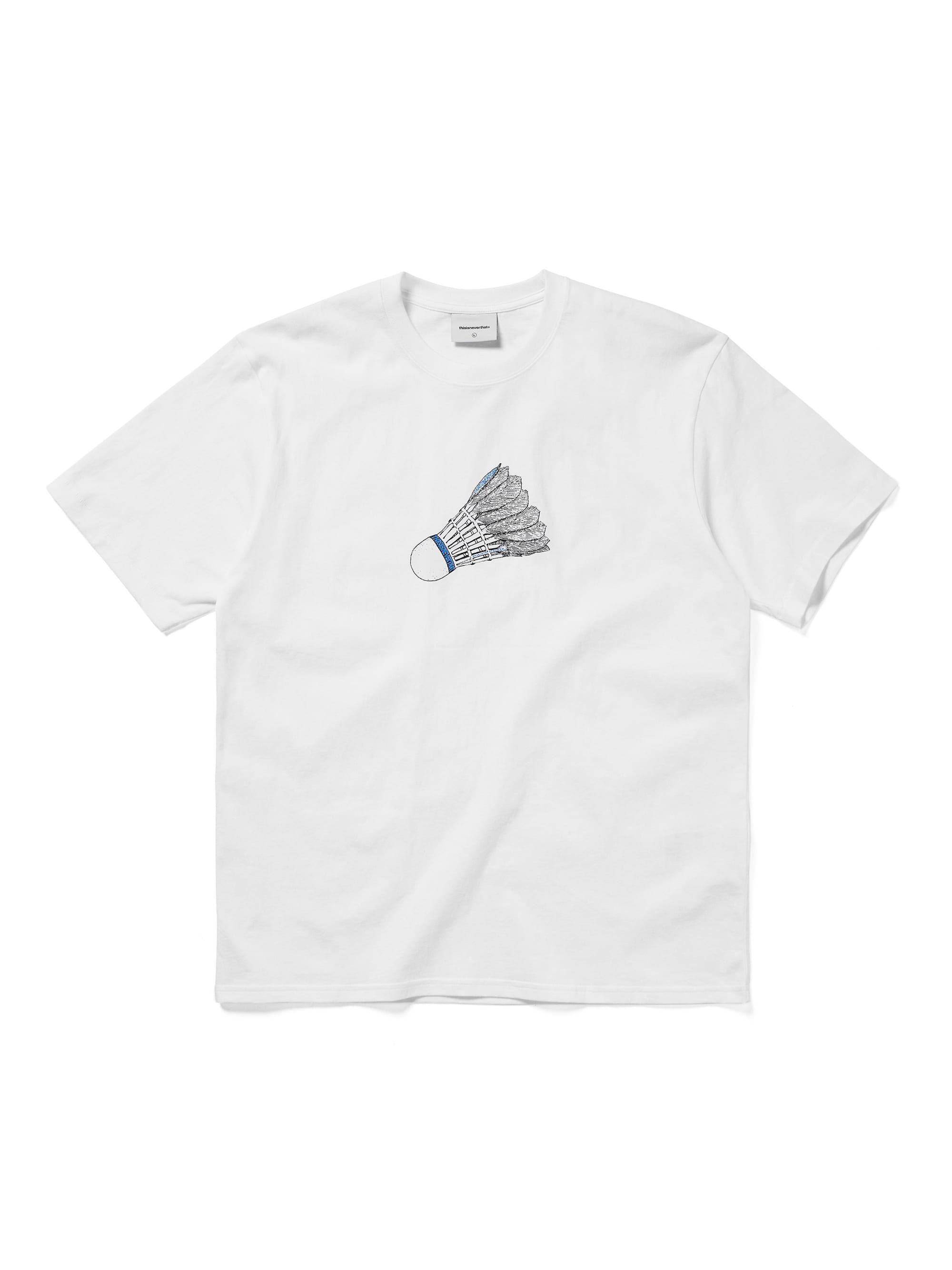 thisisneverthat - Shuttlecock Tee (White) product image 1 | TRAB K-Fashion Australia