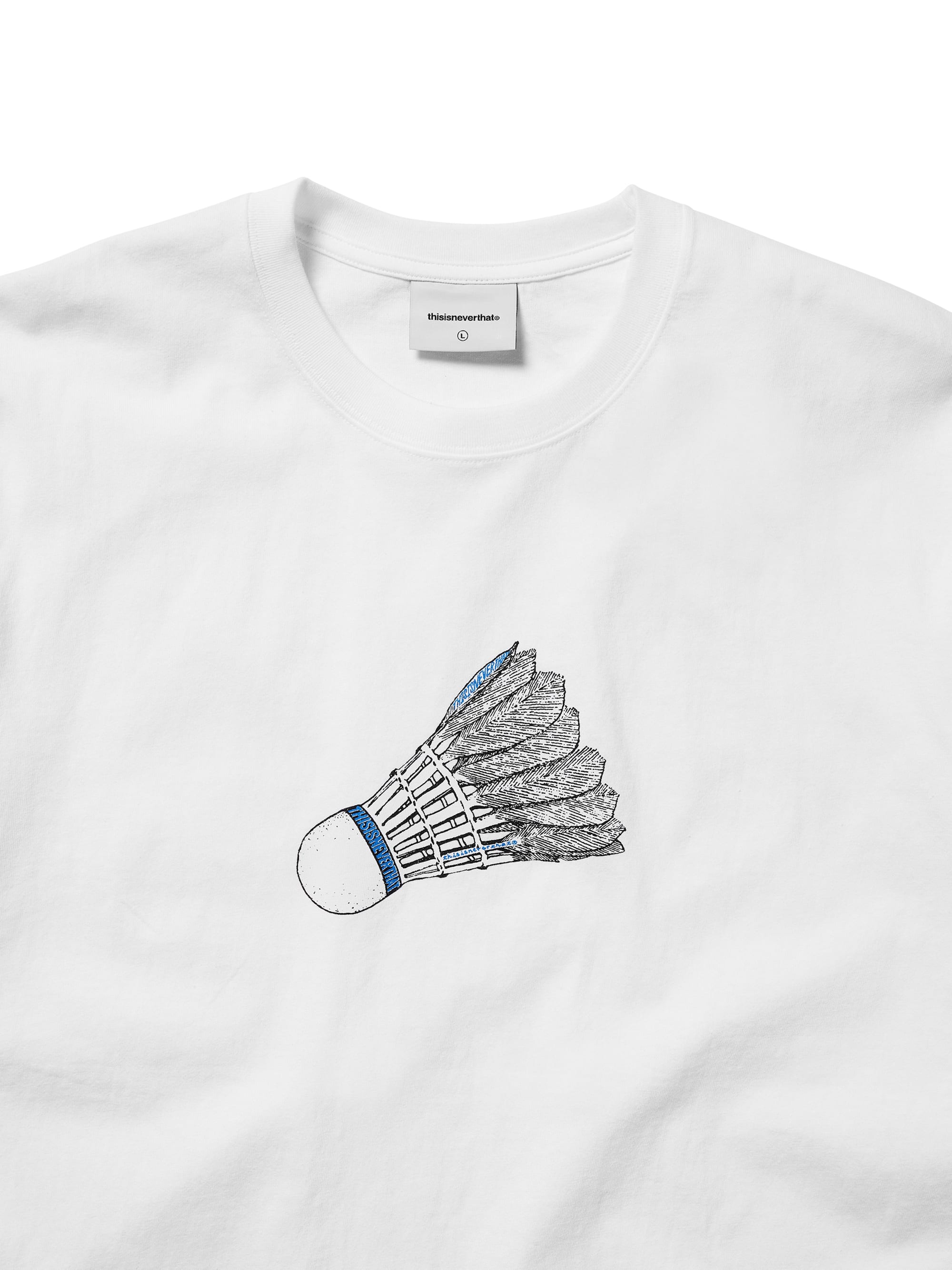 thisisneverthat - Shuttlecock Tee (White) product image 2 | TRAB K-Fashion Australia