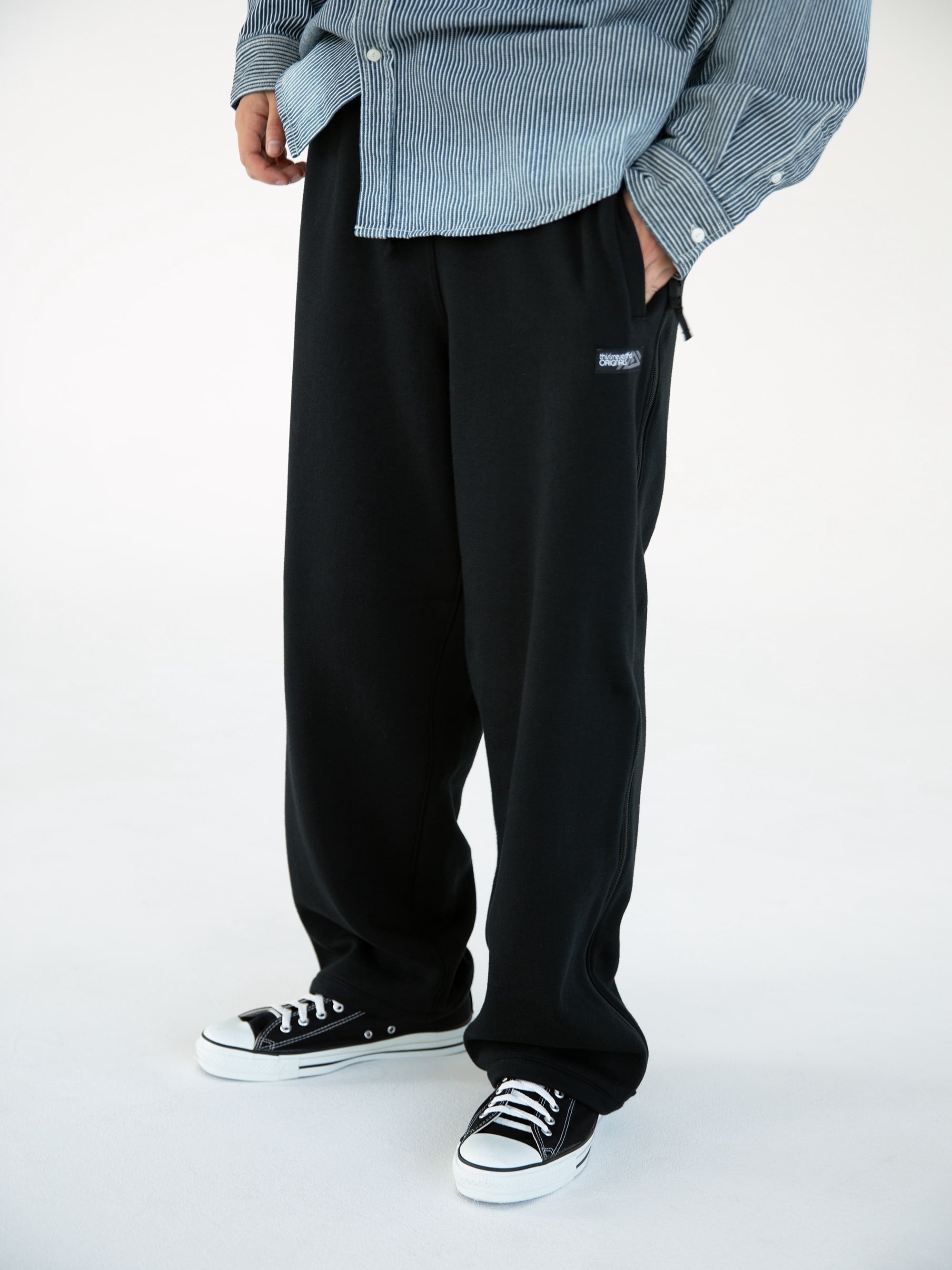 thisisneverthat - Side Zip Sweatpant (black) product image 10 | TRAB K-Fashion Australia