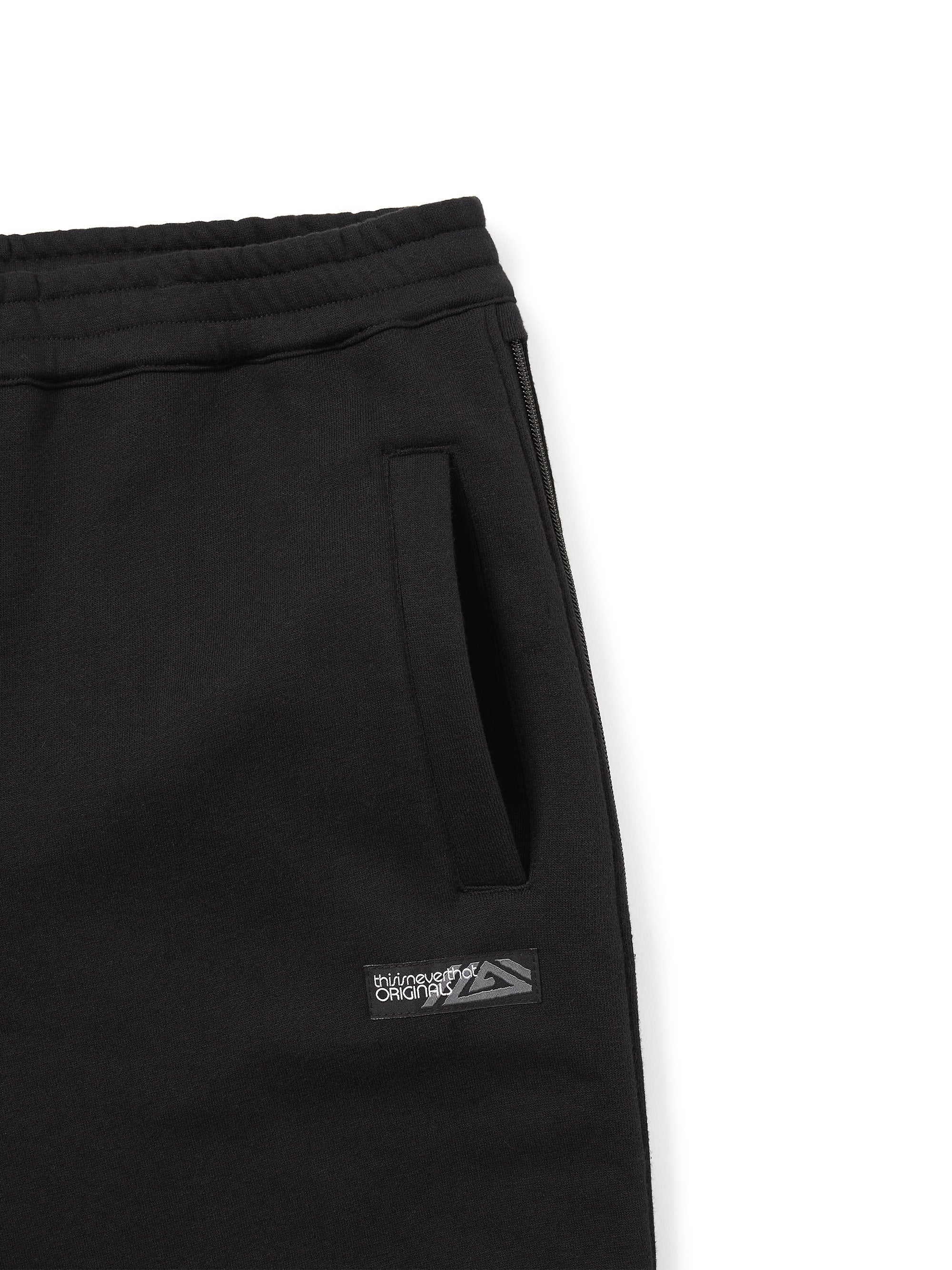 thisisneverthat - Side Zip Sweatpant (black) product image 4 | TRAB K-Fashion Australia