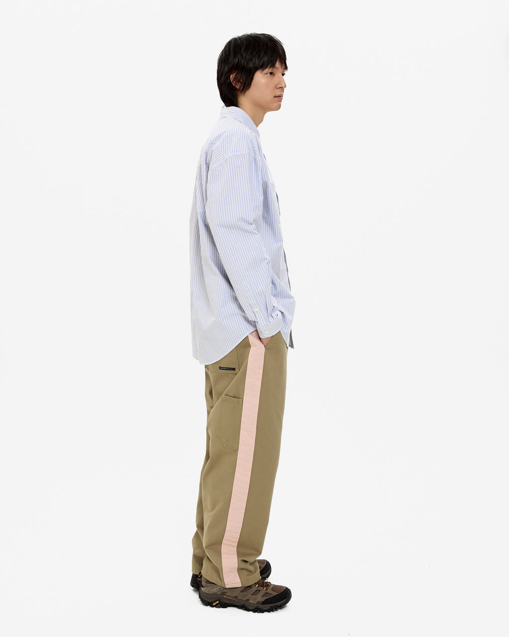 yeseyesee - Side Stripe Work Pants (Beige) product image 10 | TRAB K-Fashion Australia